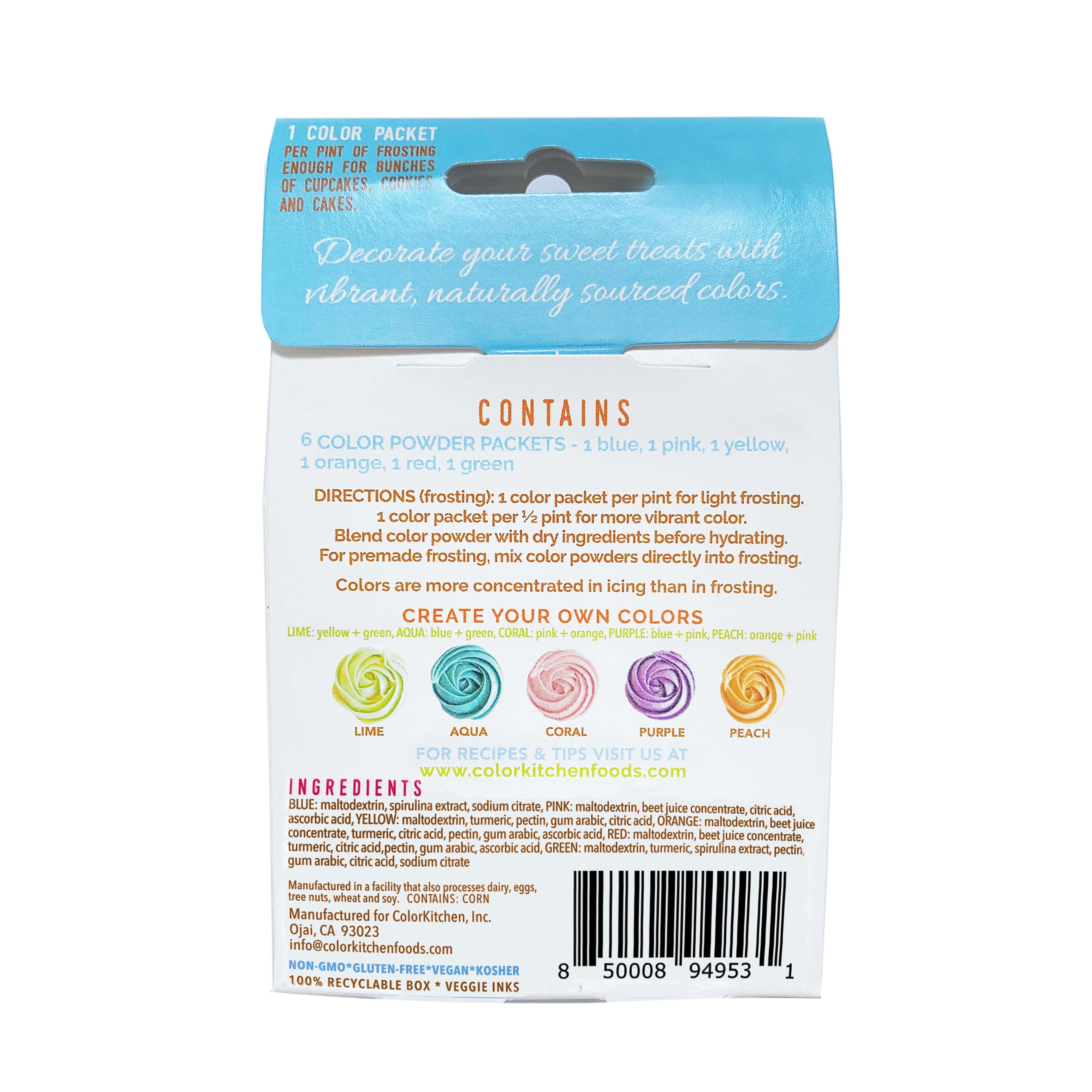 Color Kitchen Natural 6 Color Pack