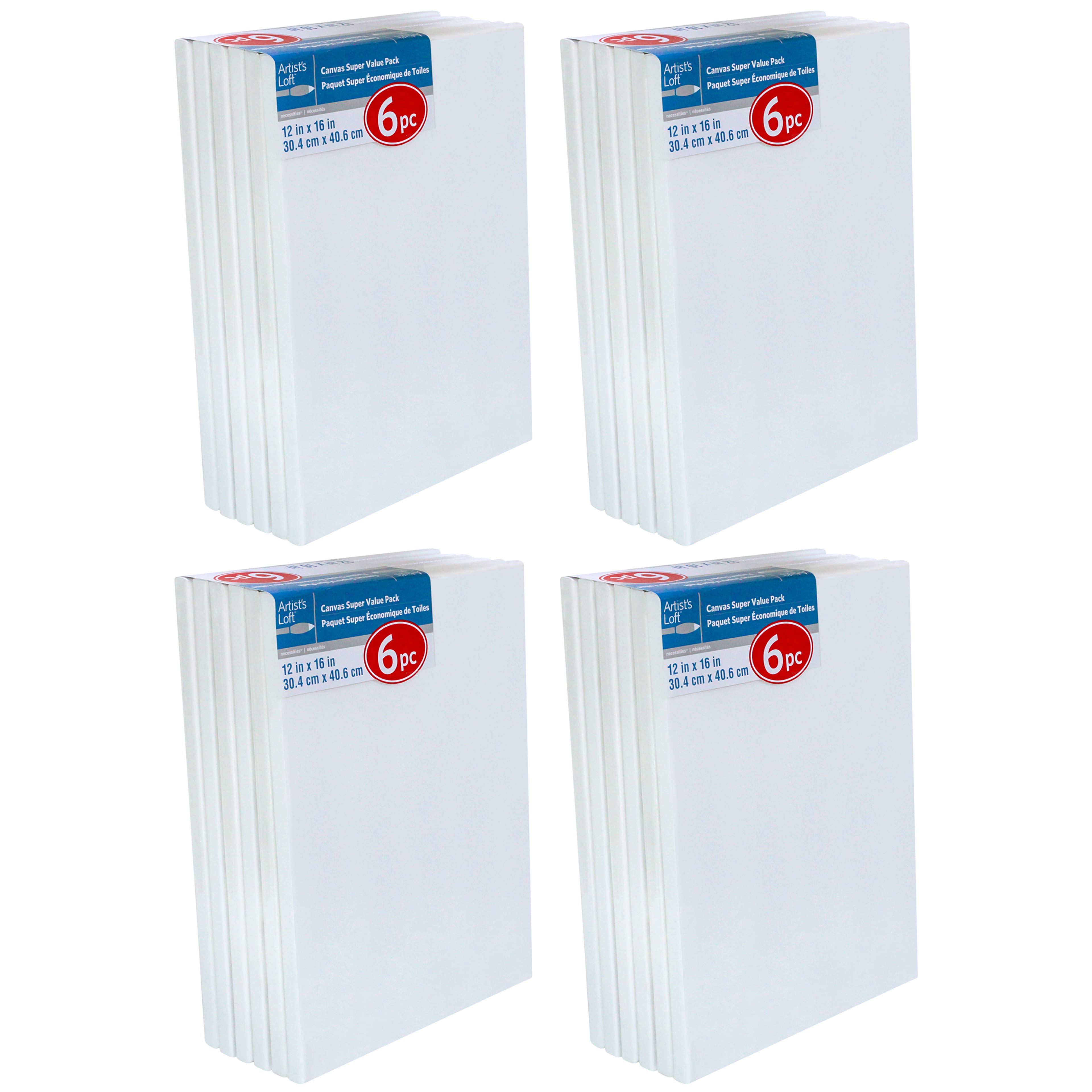 6 Packs: 5 ct. (30 total) Value Pack Canvas Panels by Artist's Loft®  Necessities™