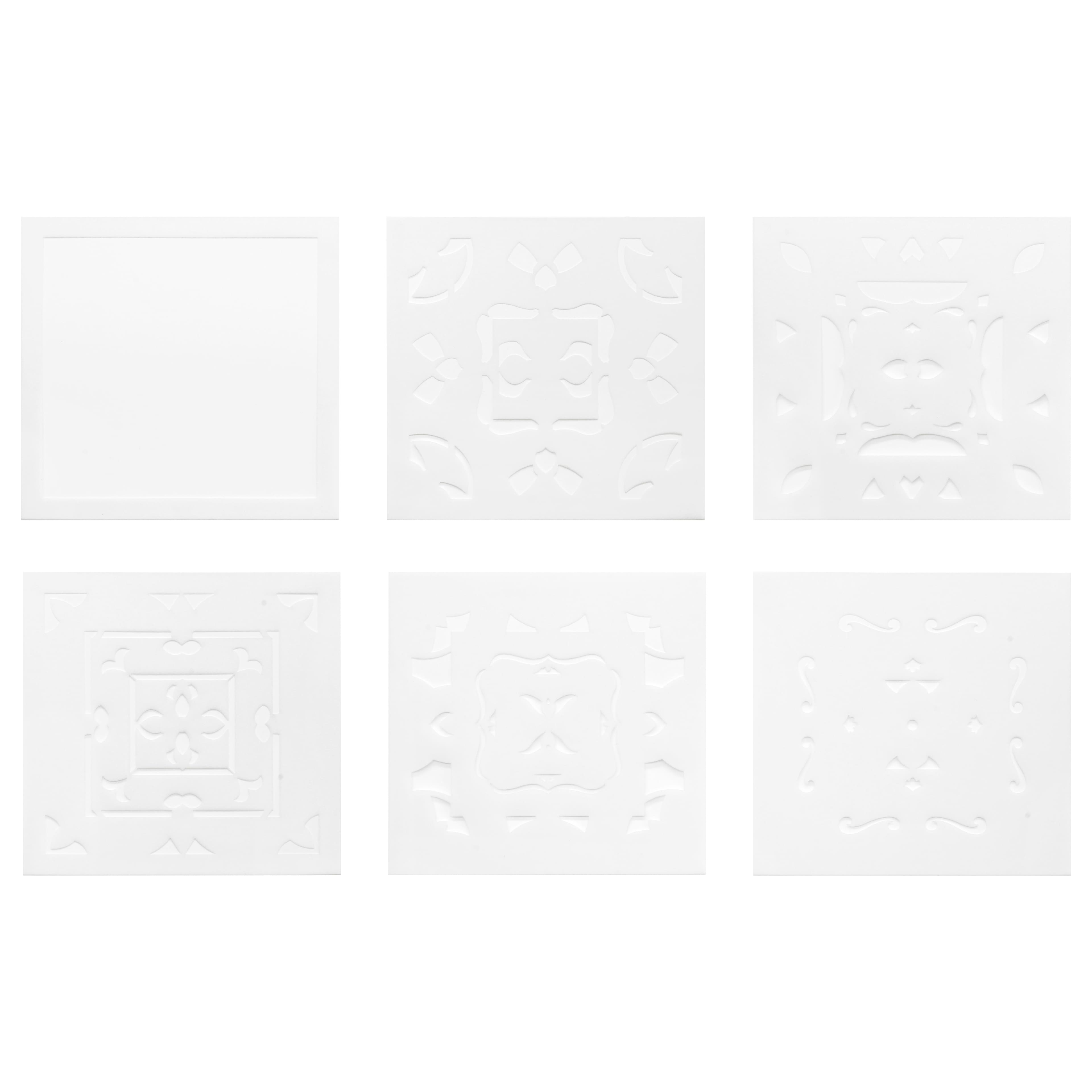 6" x 6" Stained Glass Print Layering Stencil Set by Recollections™