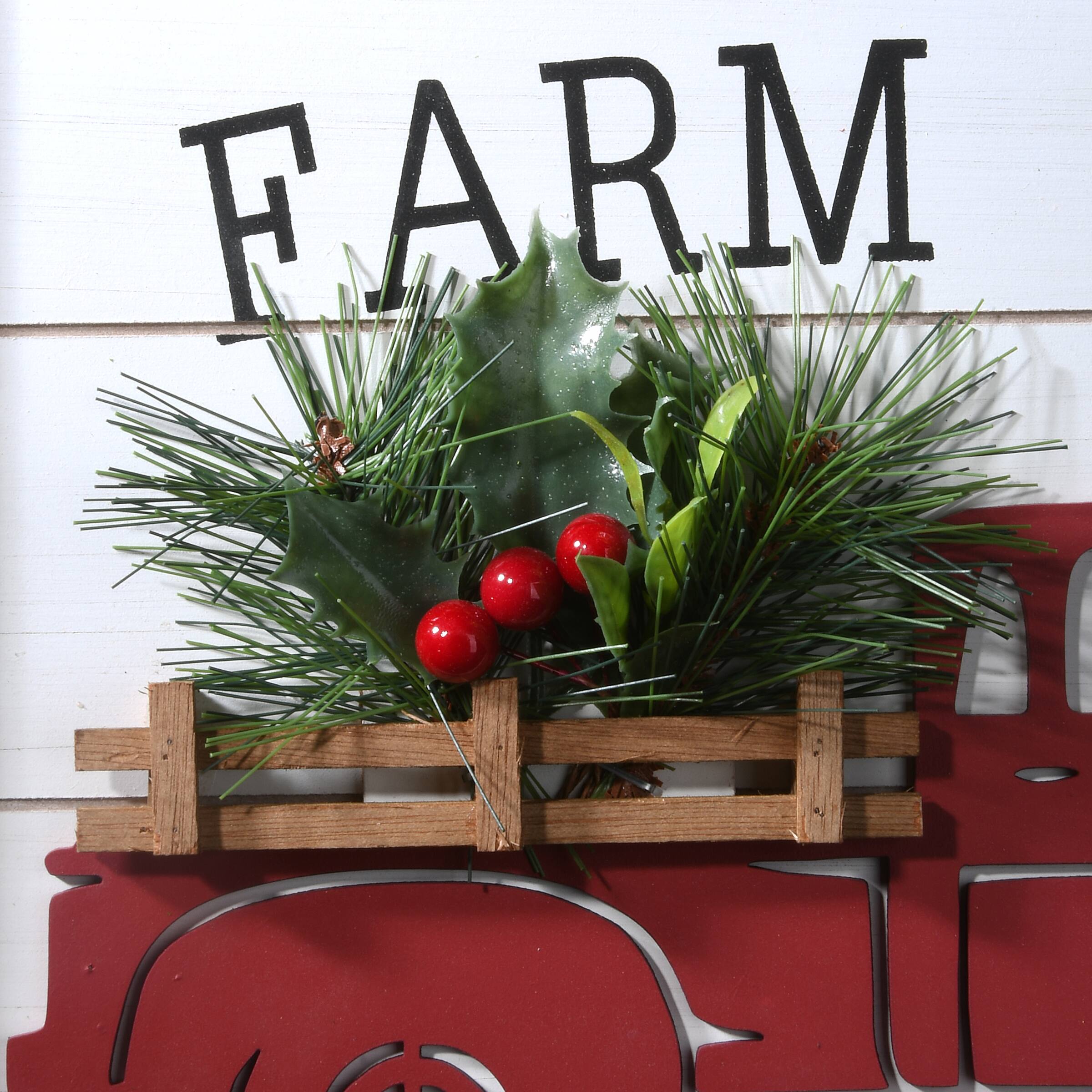 12.5" Farm Fresh Wall Art