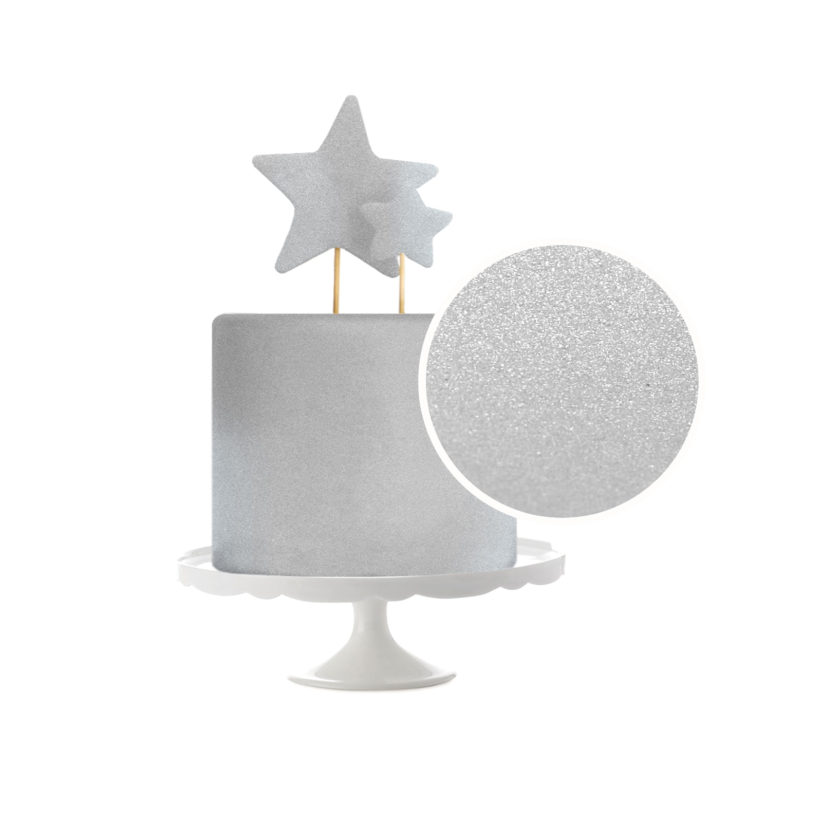 Satin Ice® 1lb. Vanilla Shimmer Fondant