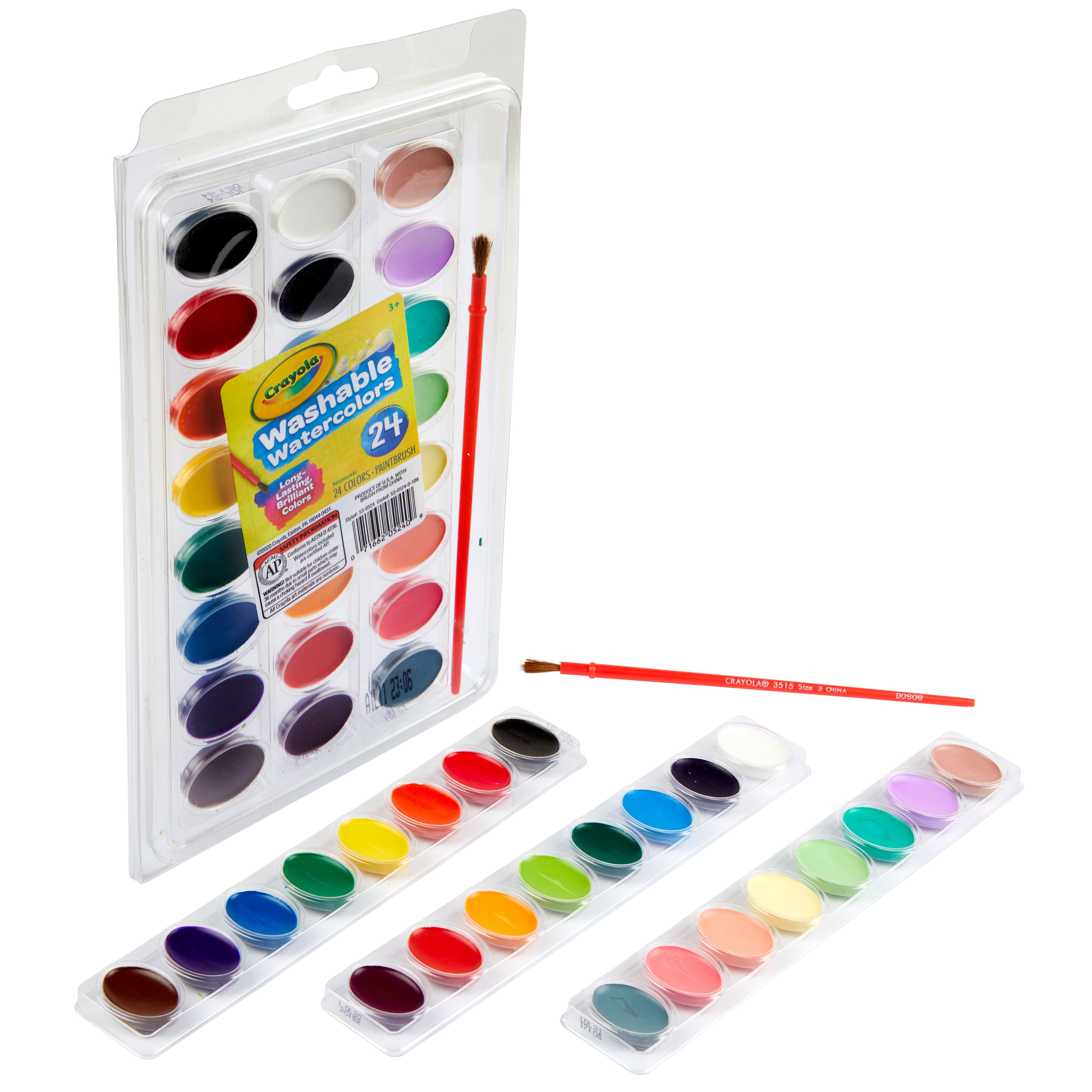 Crayola&#xAE; Washable Watercolor Set, 24ct.