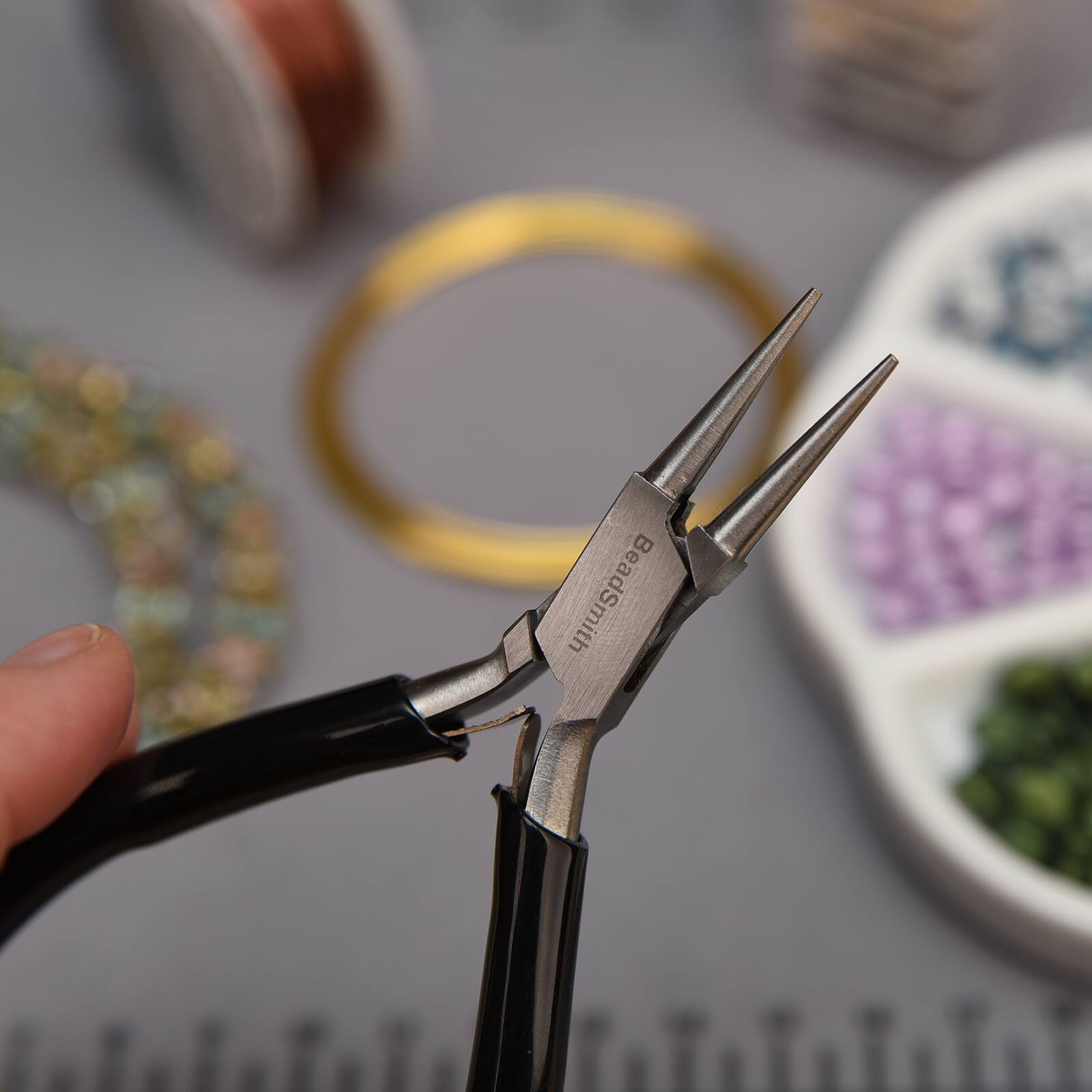 The Beadsmith® 4.5" Super-Fine Round Nose Pliers