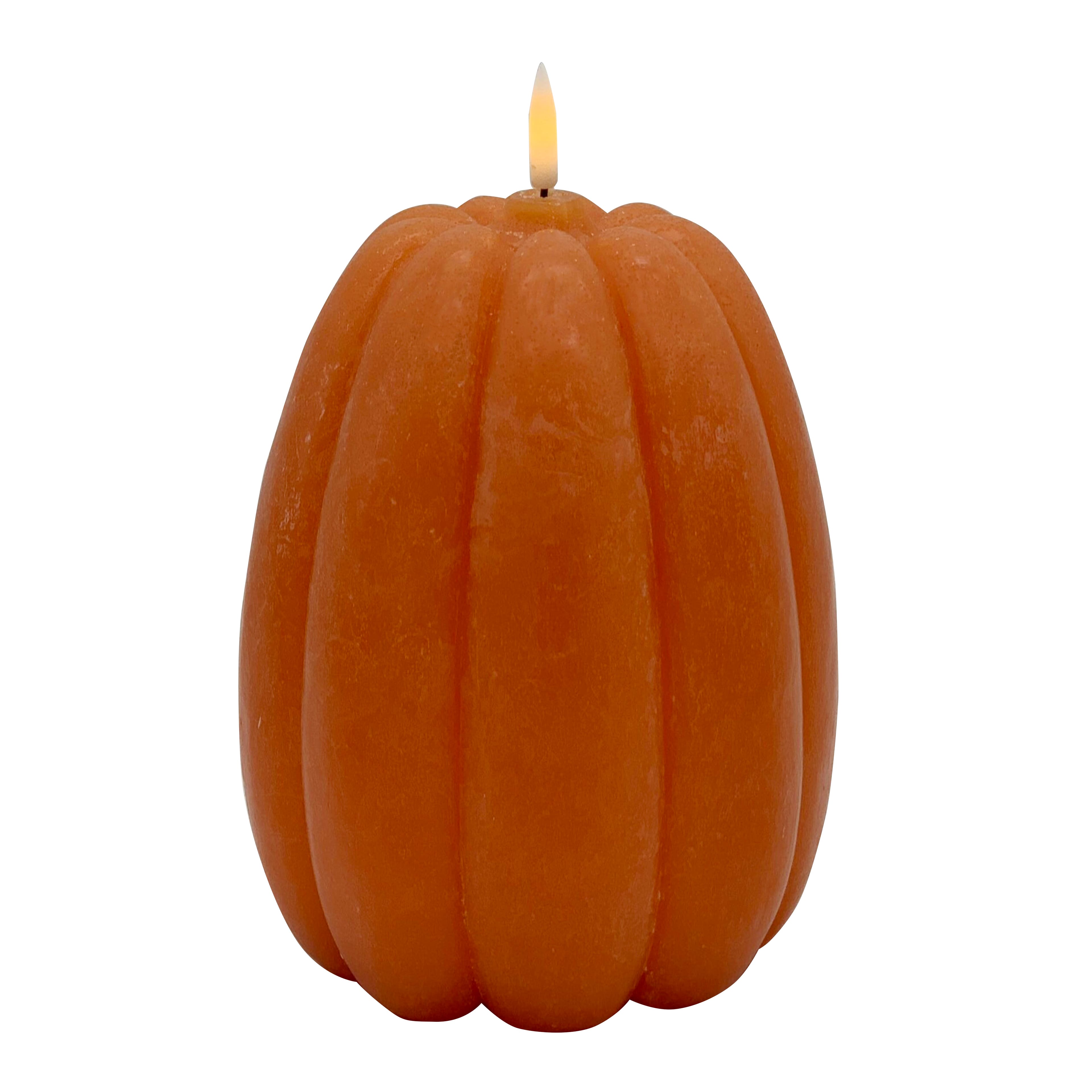 6&#x22; Orange LED Pumpkin Candle by Ashland&#xAE;