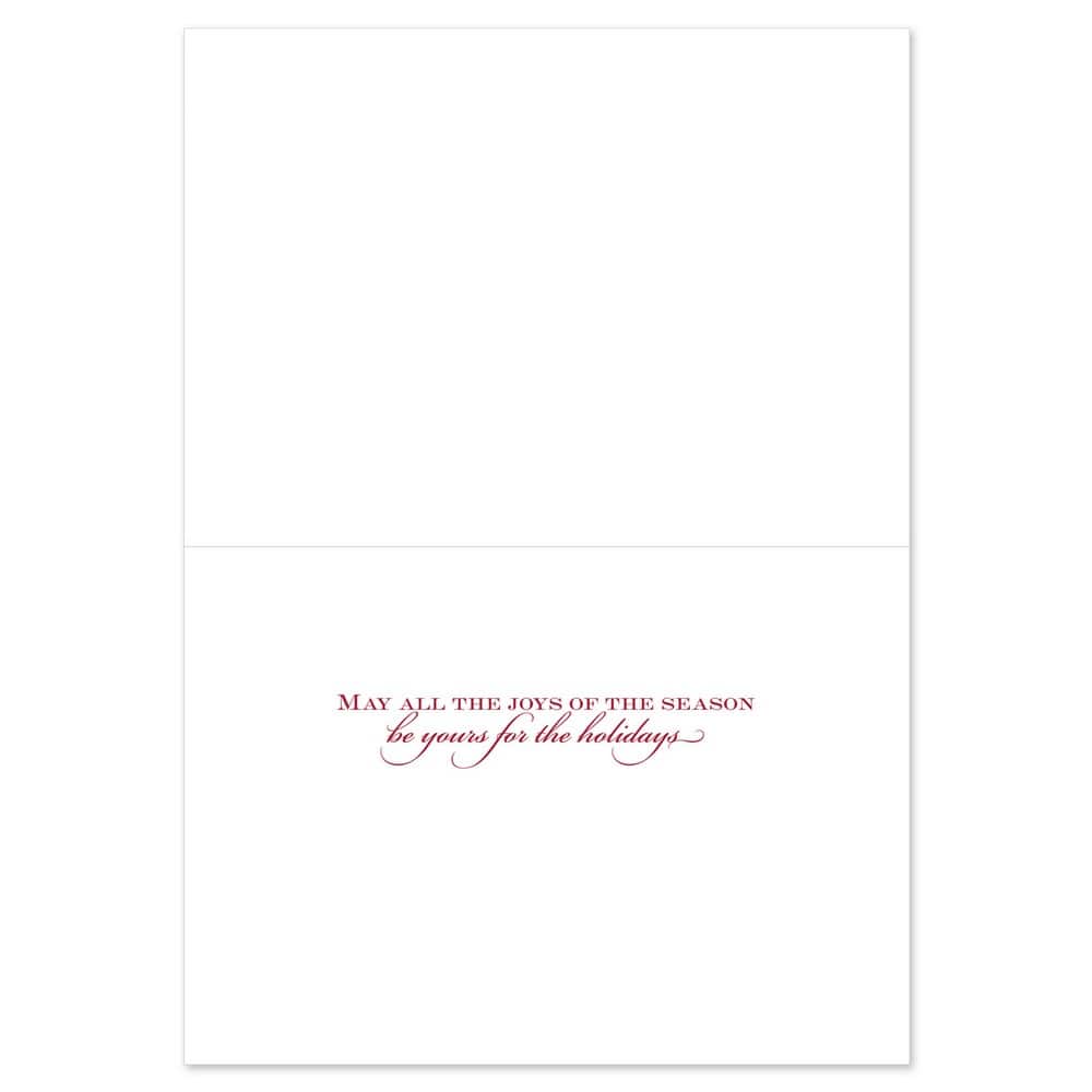 JAM Paper 5&#x22; x 7&#x22; Christmas Tradition Cards &#x26; Matching Envelopes Set, 16ct.