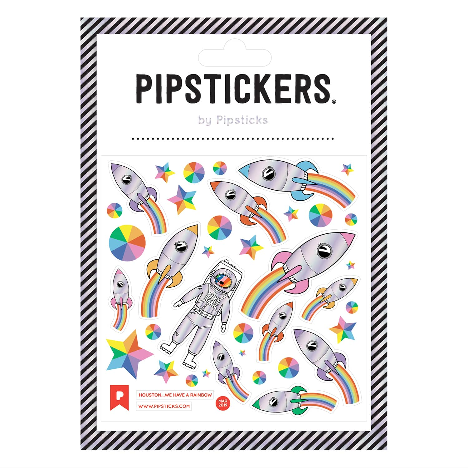 Pipstickers&#xAE; Houston Have a Rainbow Stickers