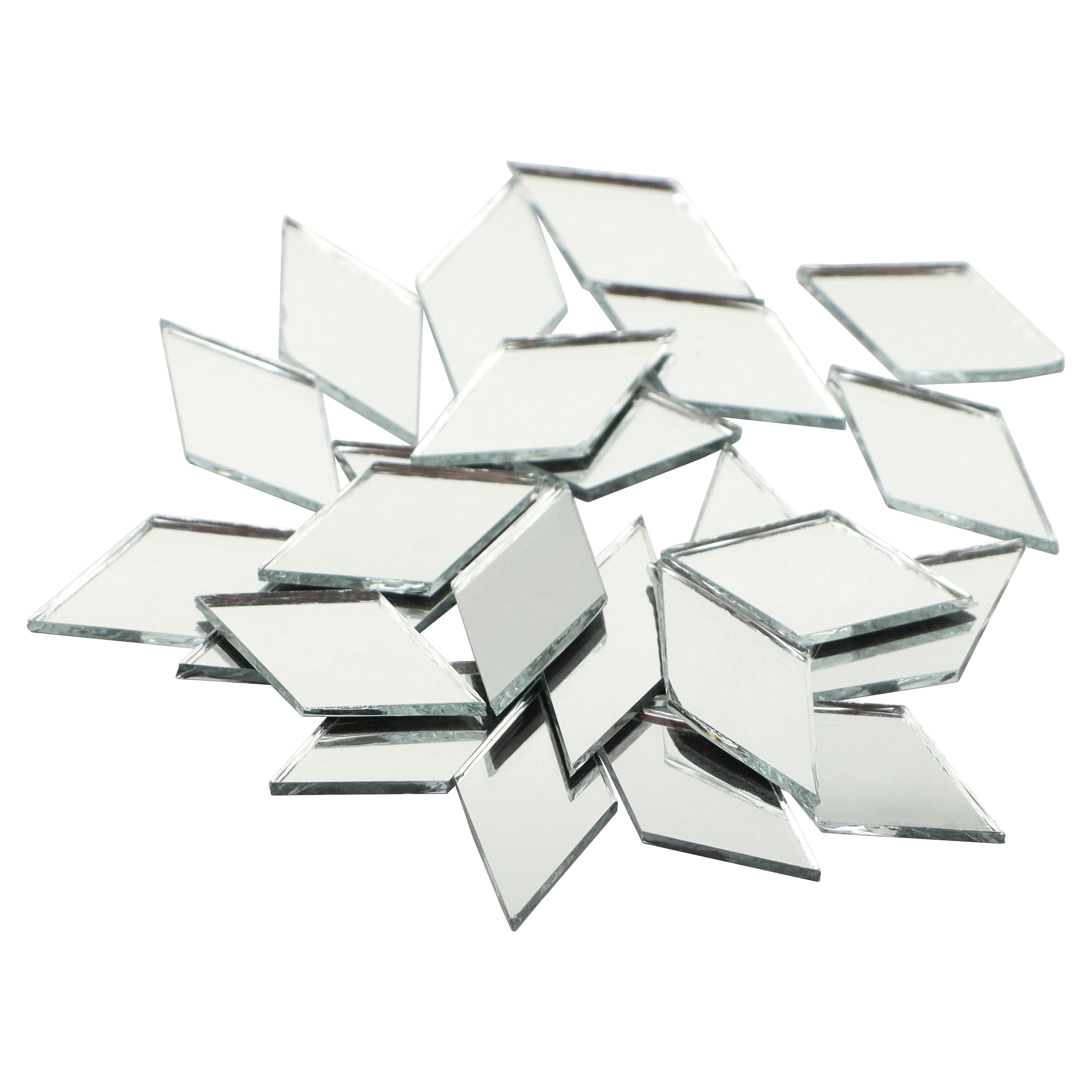 1&#x22; Diamond Glass Mirrors, 50ct. by Make Market&#xAE;