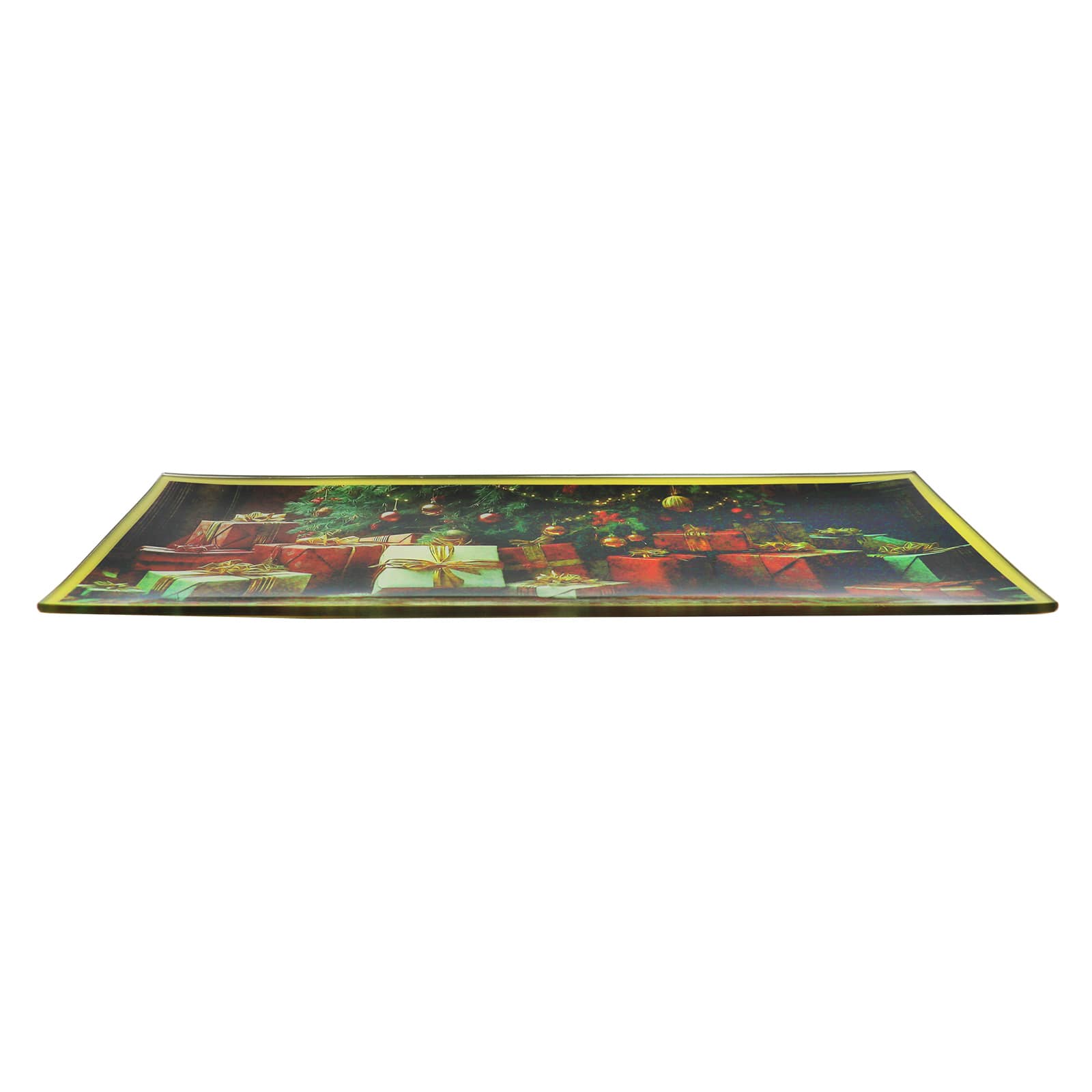 10.25&#x22; Presents Glass Plate Tabletop D&#xE9;cor by Ashland&#xAE;