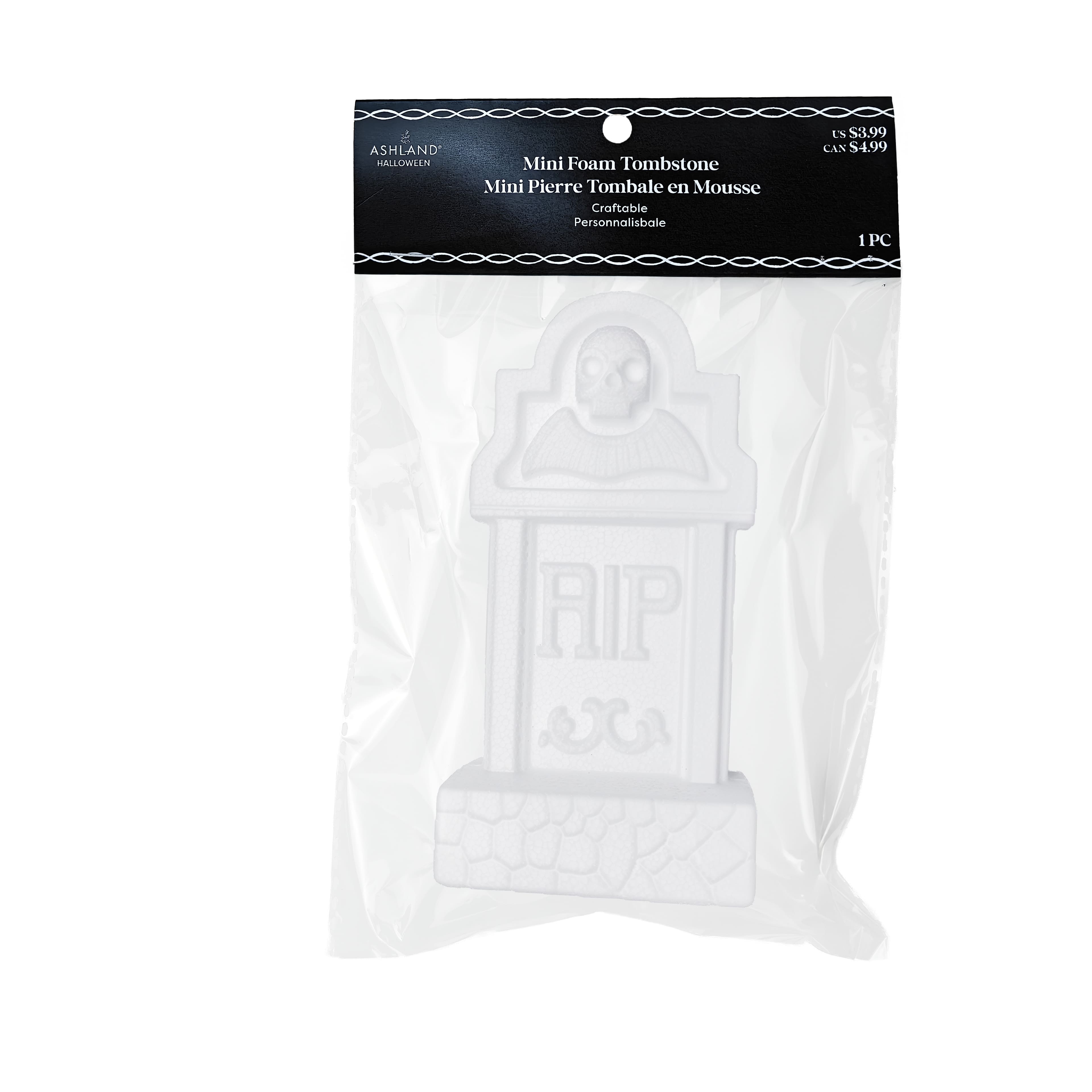 Mini Craftable Foam Tombstone by Ashland&#xAE;