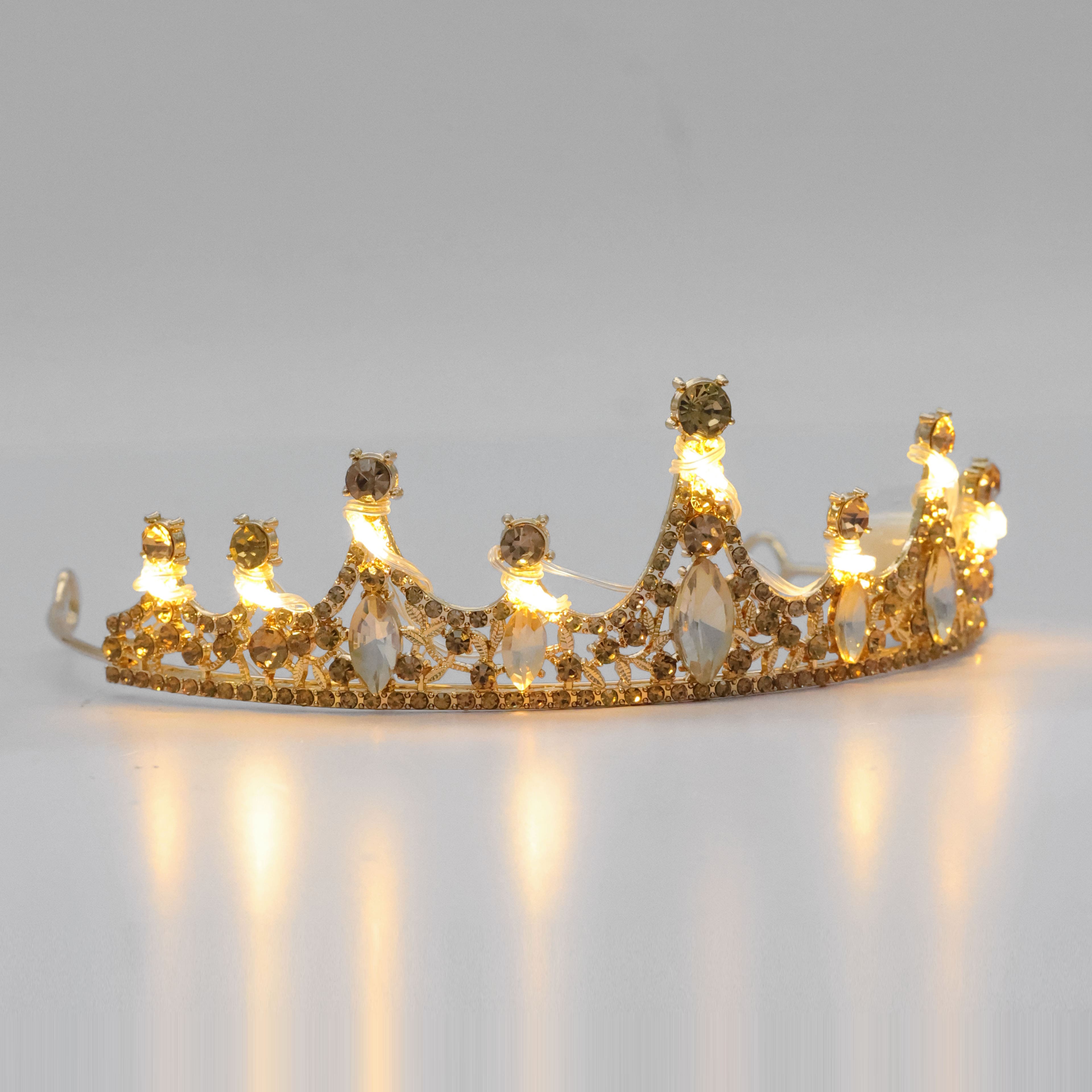 Gold Light Up Crown by Celebrate It&#x2122;