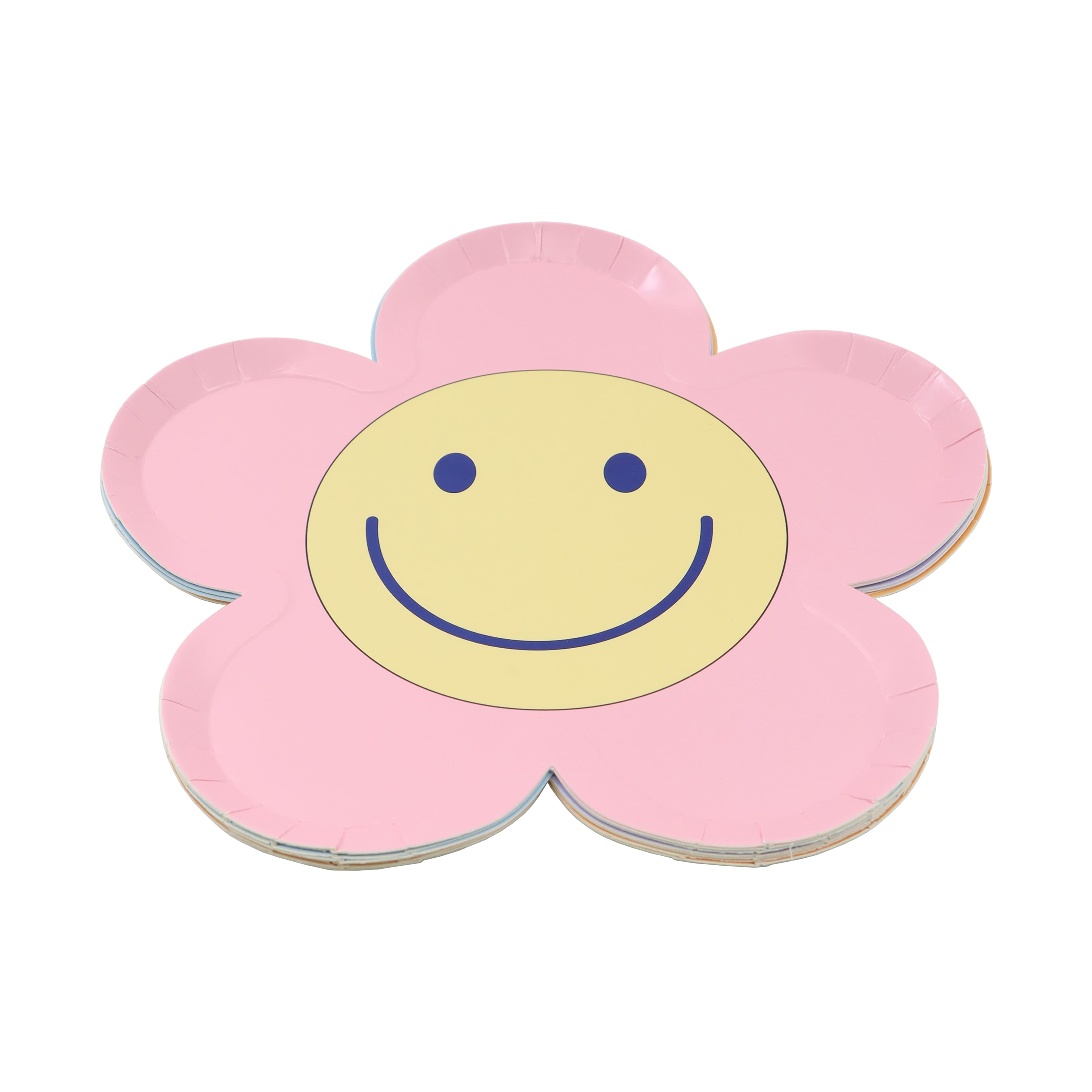 7&#x22; Smiling Flower Dinner Plates, 8ct. by Celebrate It&#x2122;