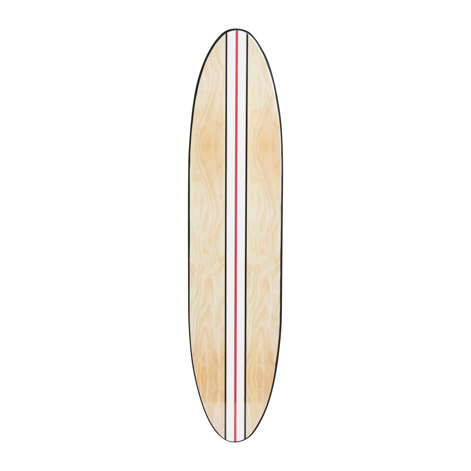 Hello Honey® Striped Coastal Decorative Surfboard Wall Décor