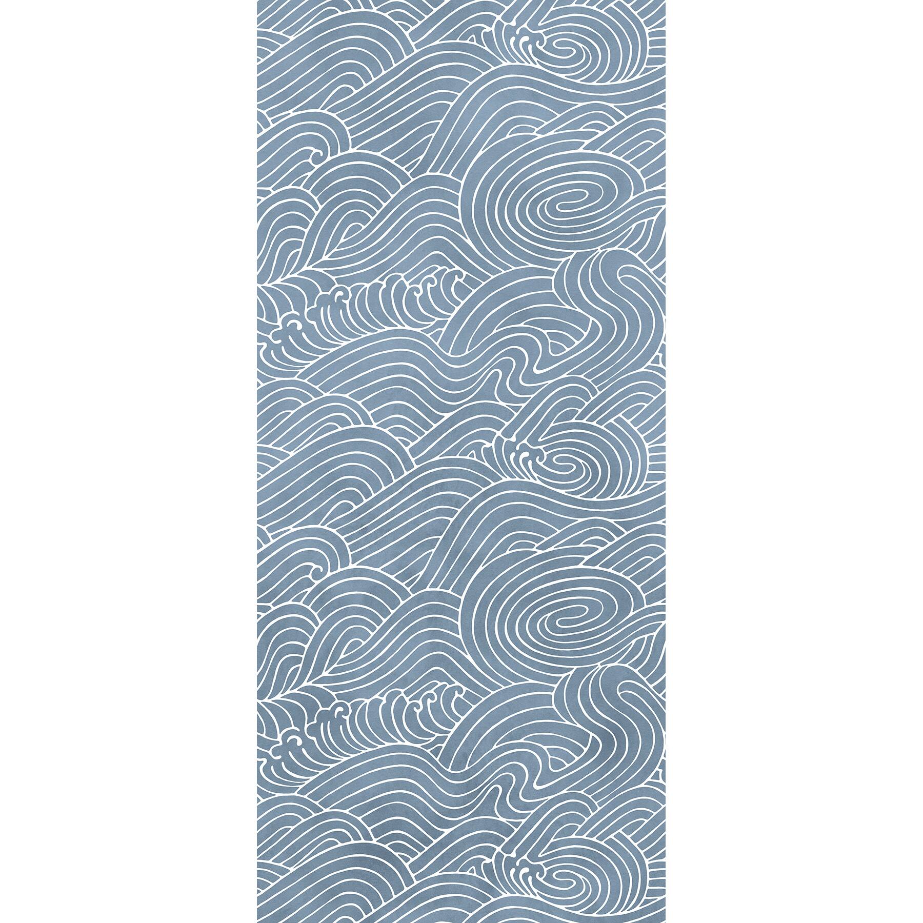 Katie Hunt Ocean Blue Waves Wall Mural