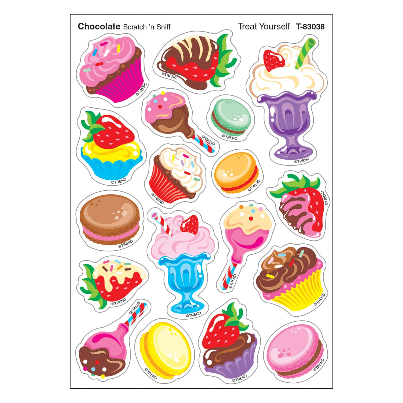 Trend Enterprises&#xAE; Treat Yourself Stinky Stickers&#xAE;, 6 Packs of 72