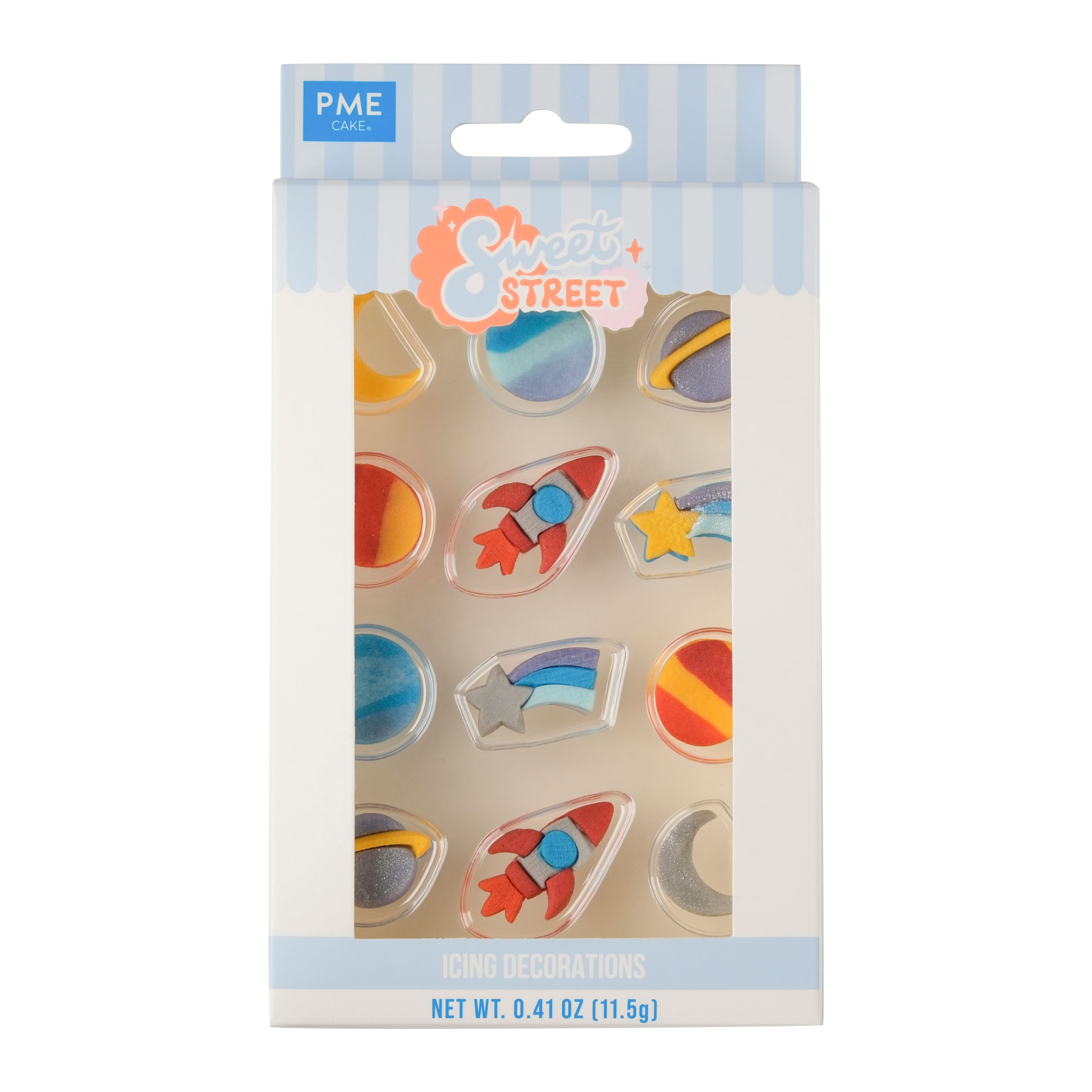 PME Cake Sweet Street&#xAE; Space Icing Decorations