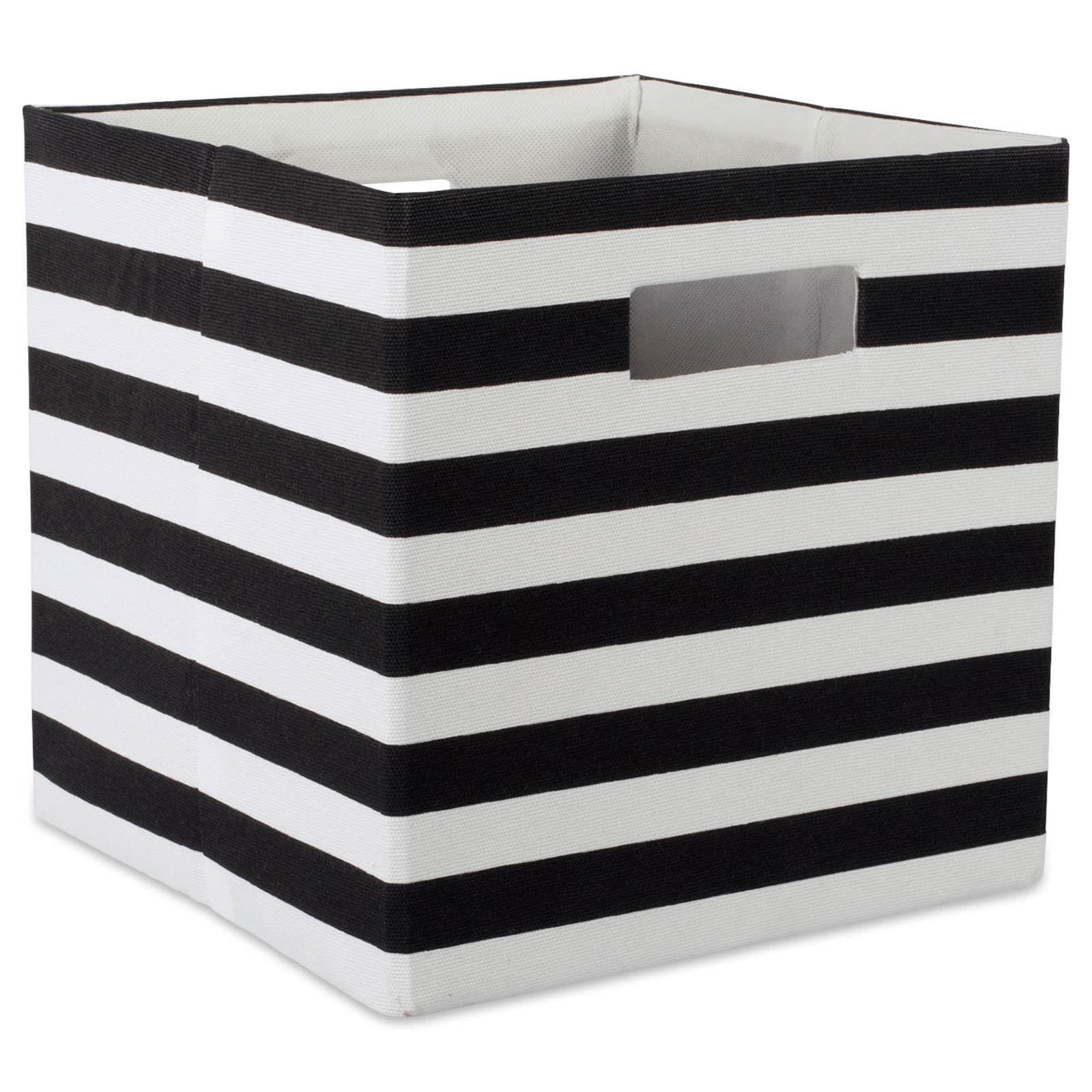 DII&#xAE; Striped Square Storage Cube