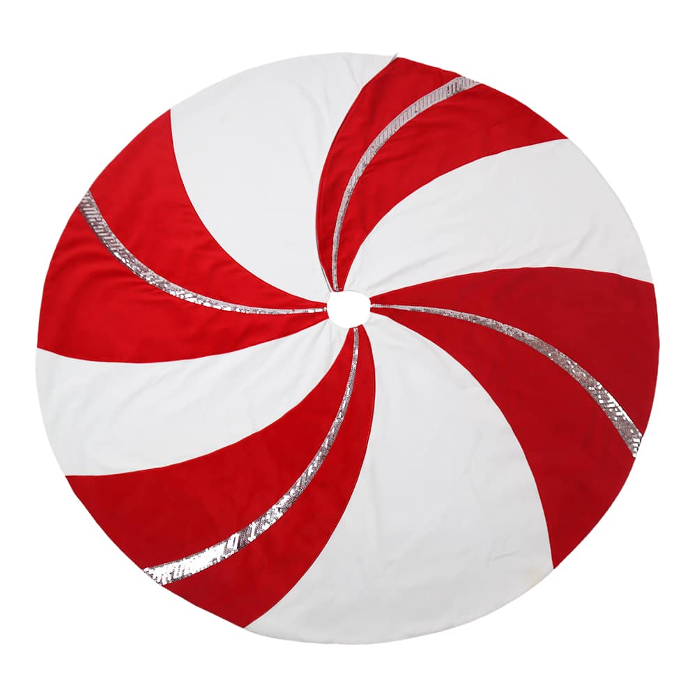 4ft. Peppermint Sequin Tree Skirt by Ashland&#xAE;