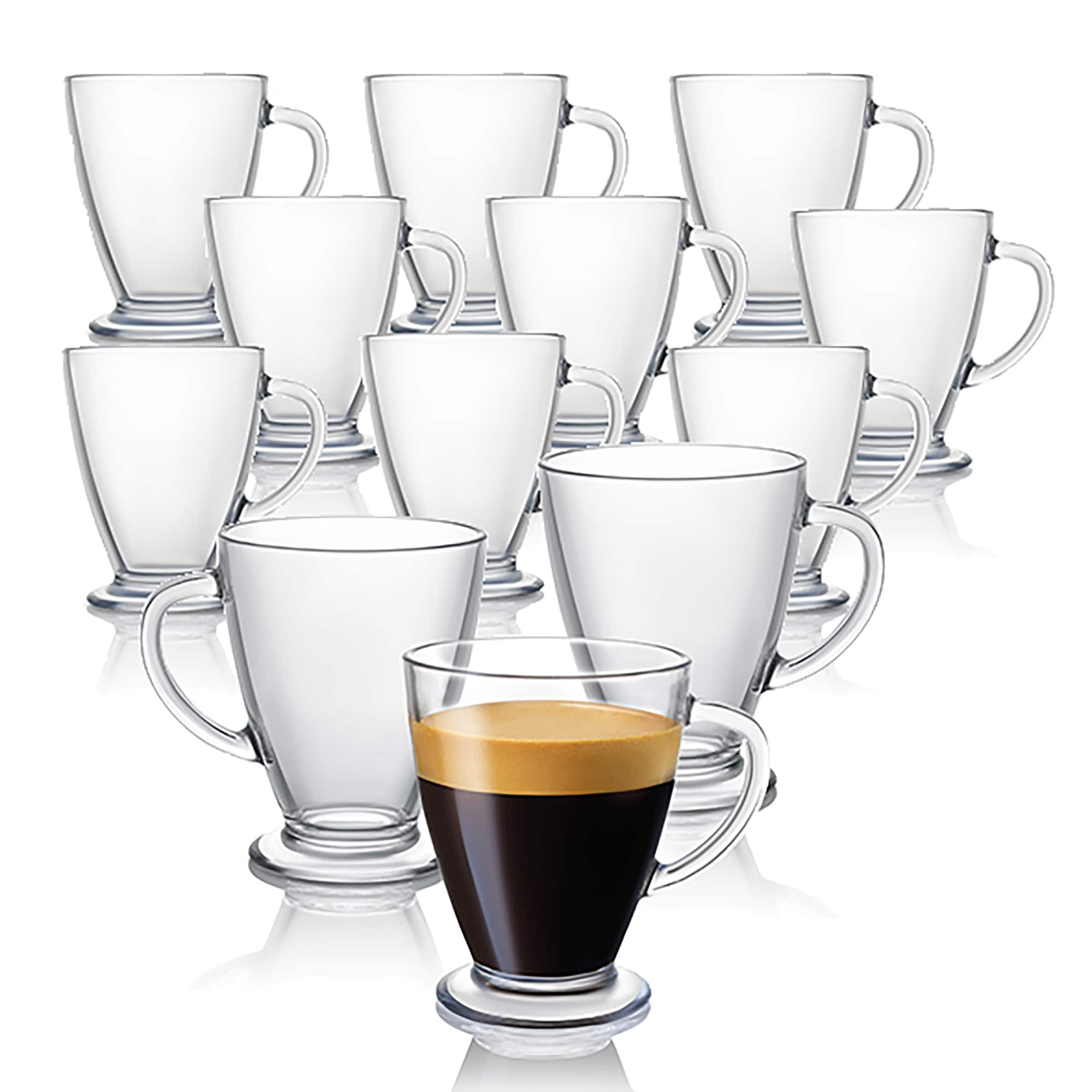 JoyJolt 6-Piece Declan Single Wall Coffee Mugs