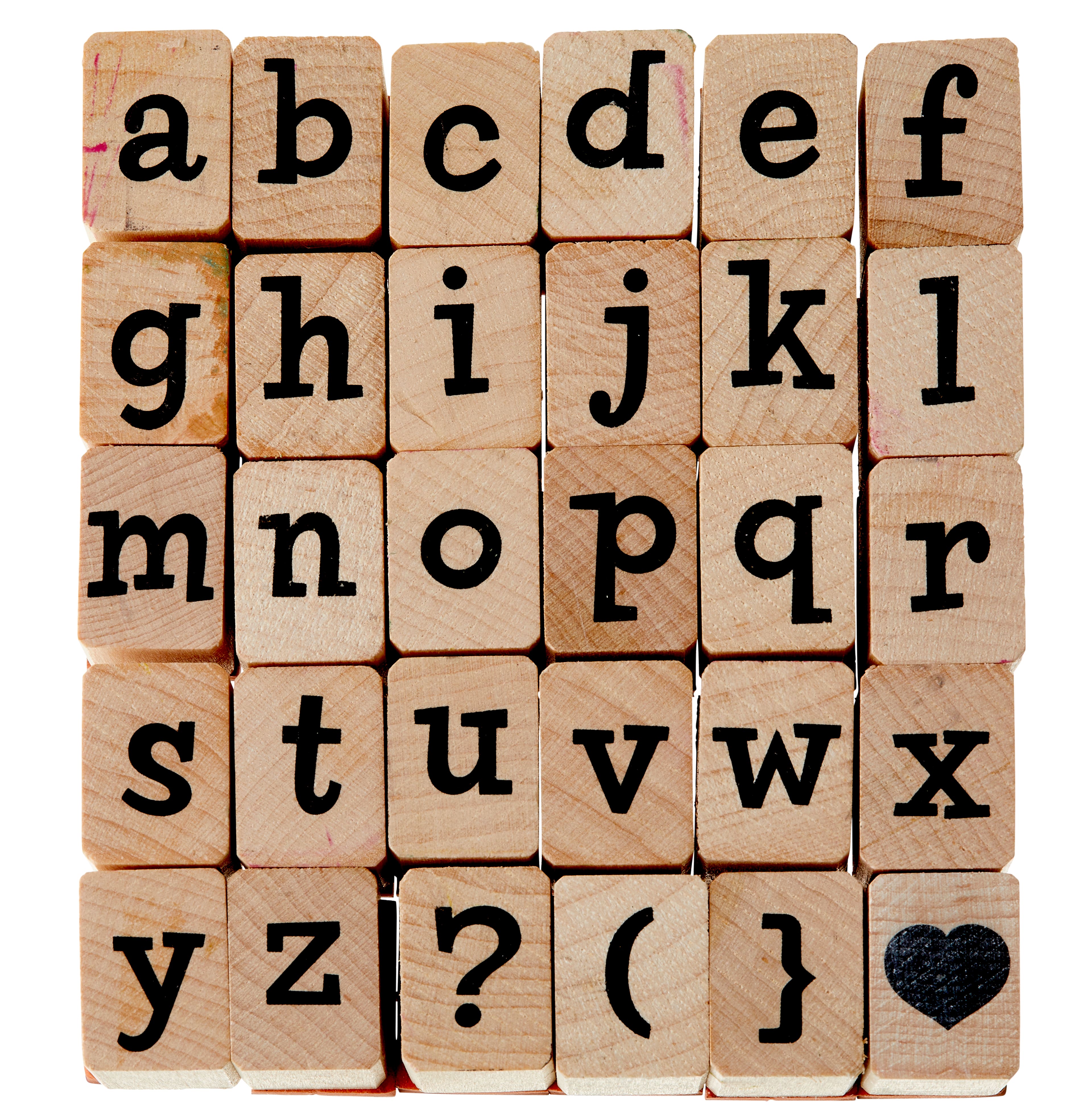 Large Lowercase Alphabet Wood Stamps by Recollections&#x2122;