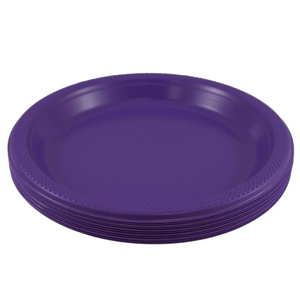 Jam Paper 1025 Purple Plastic Party Plates 20ct Michaels 