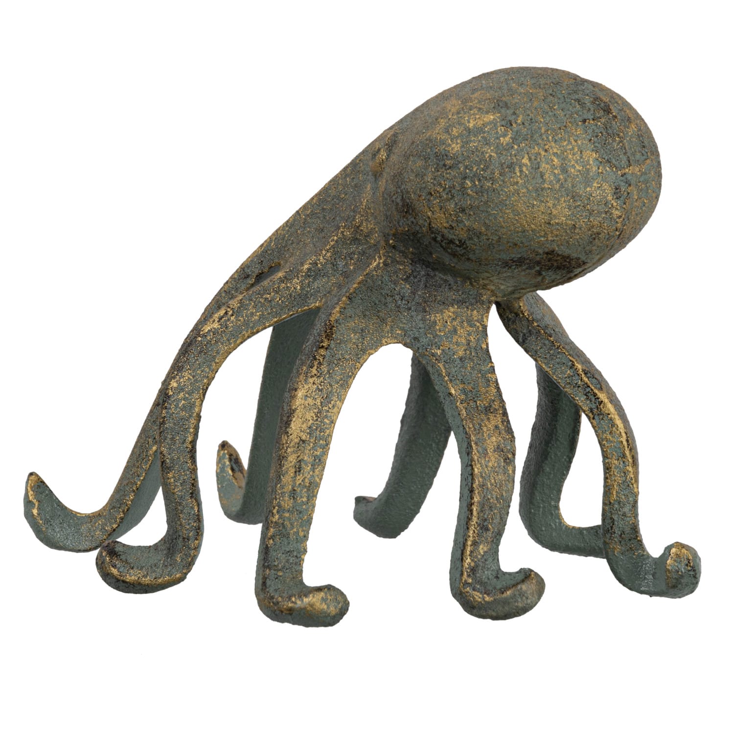 Hello Honey® 6" Patina Finish Octopus Figurine Phone & Tablet Holder