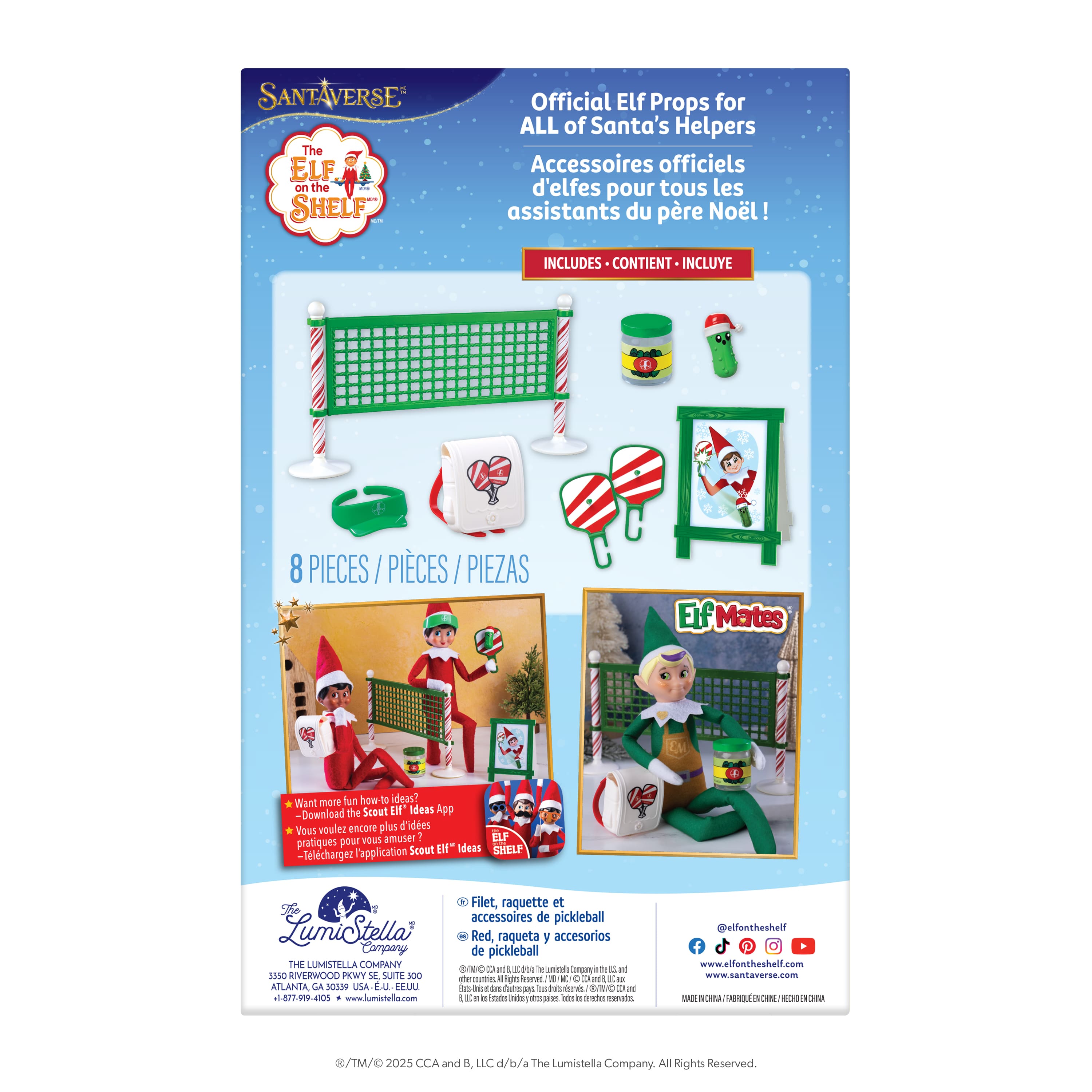 The Elf on the Shelf&#xAE; Polar Props&#x2122; Pickleball Play Pack