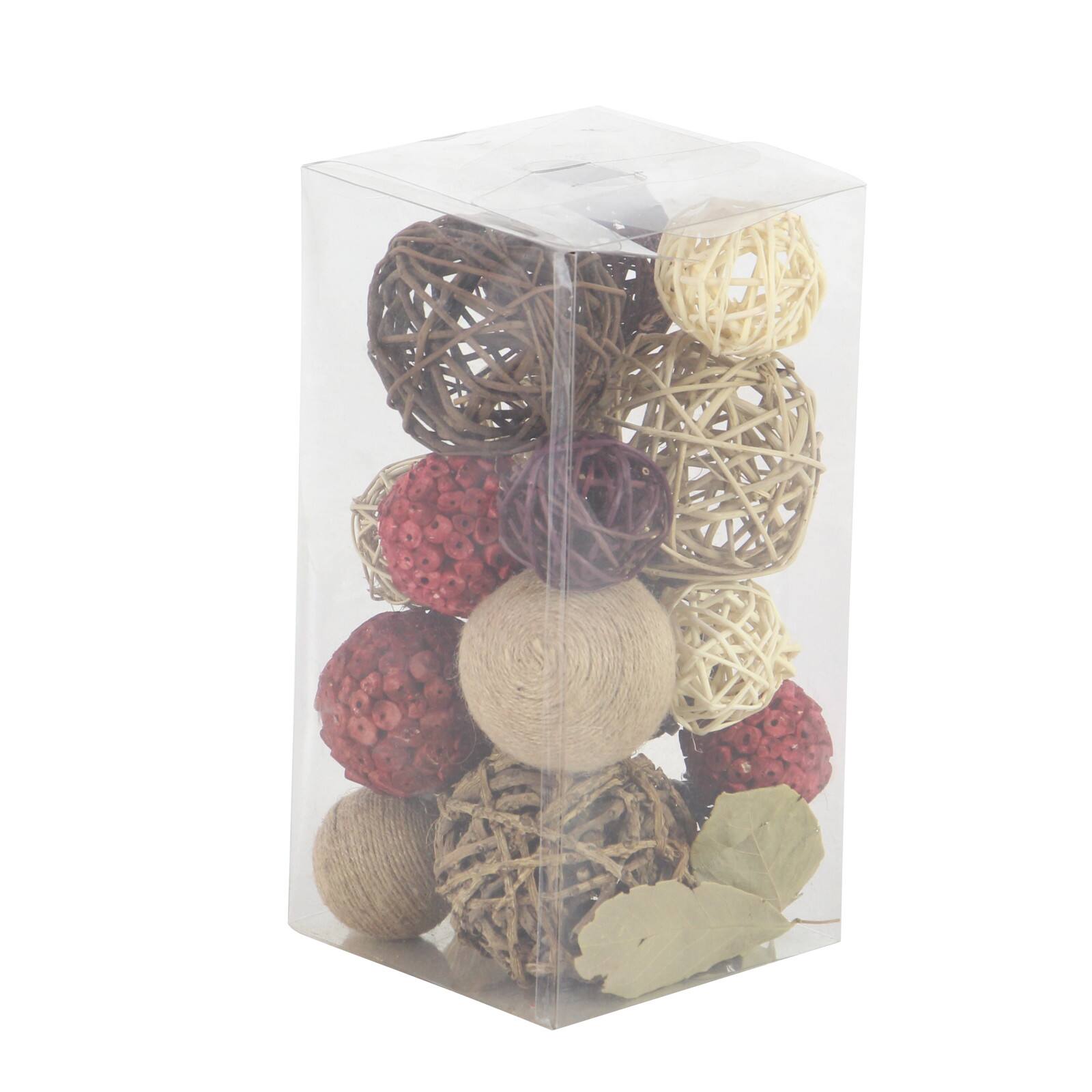 Multicolor Dried Floral Country Orb Vase Filler, 2ct.