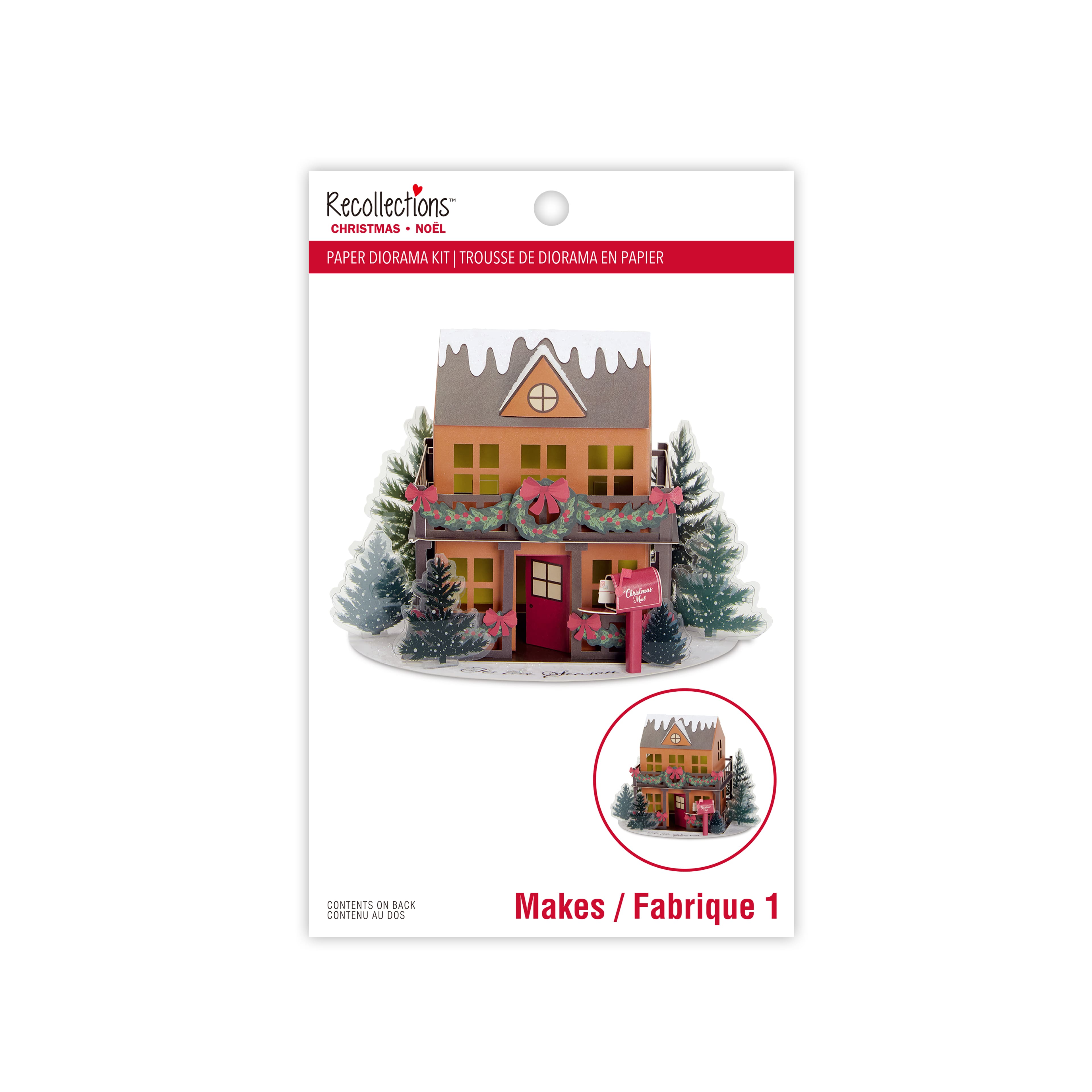 Tis the Season House Paper Diorama Kit by Recollections&#x2122;