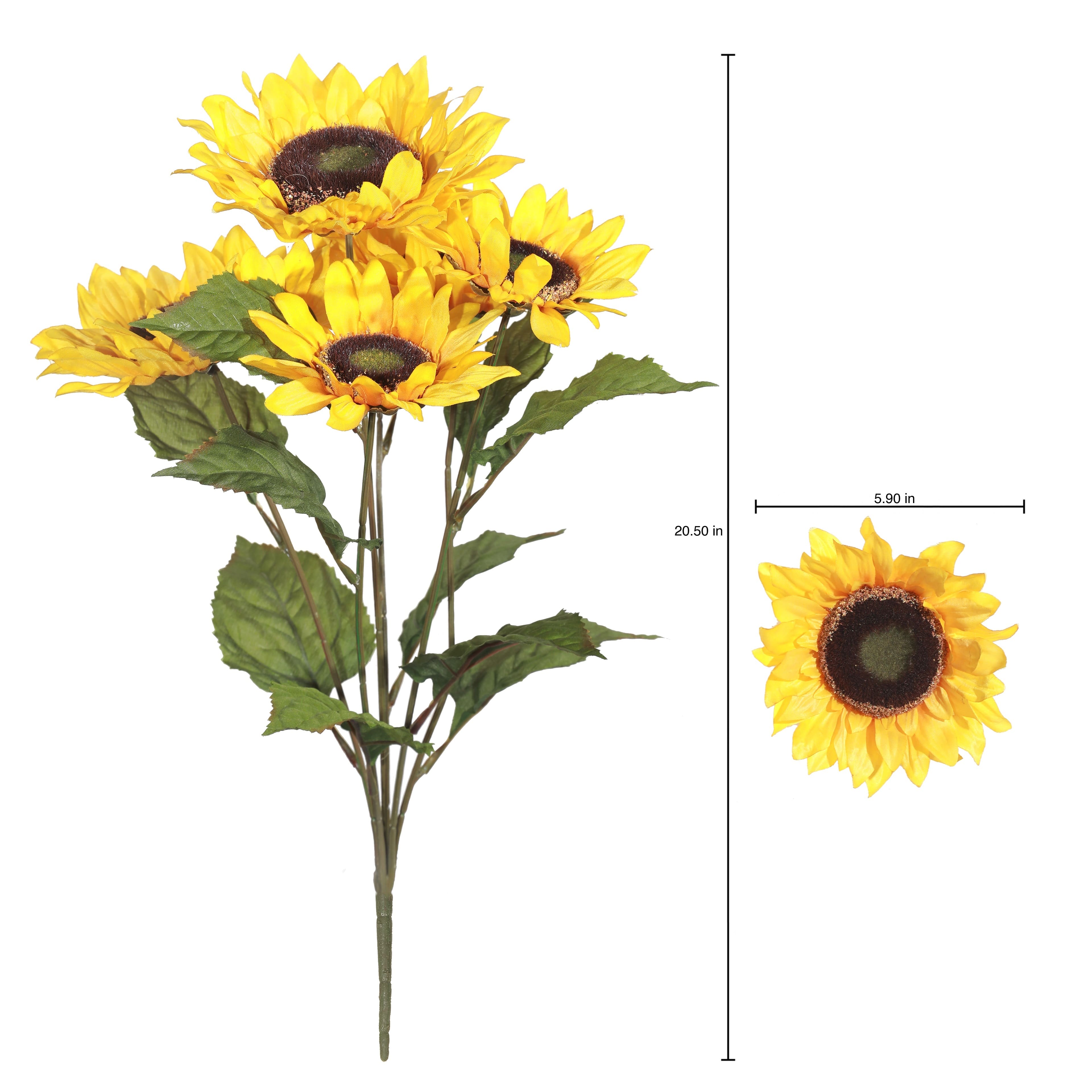 20.5&#x22; Basic Sunflower Bush by Ashland&#xAE;