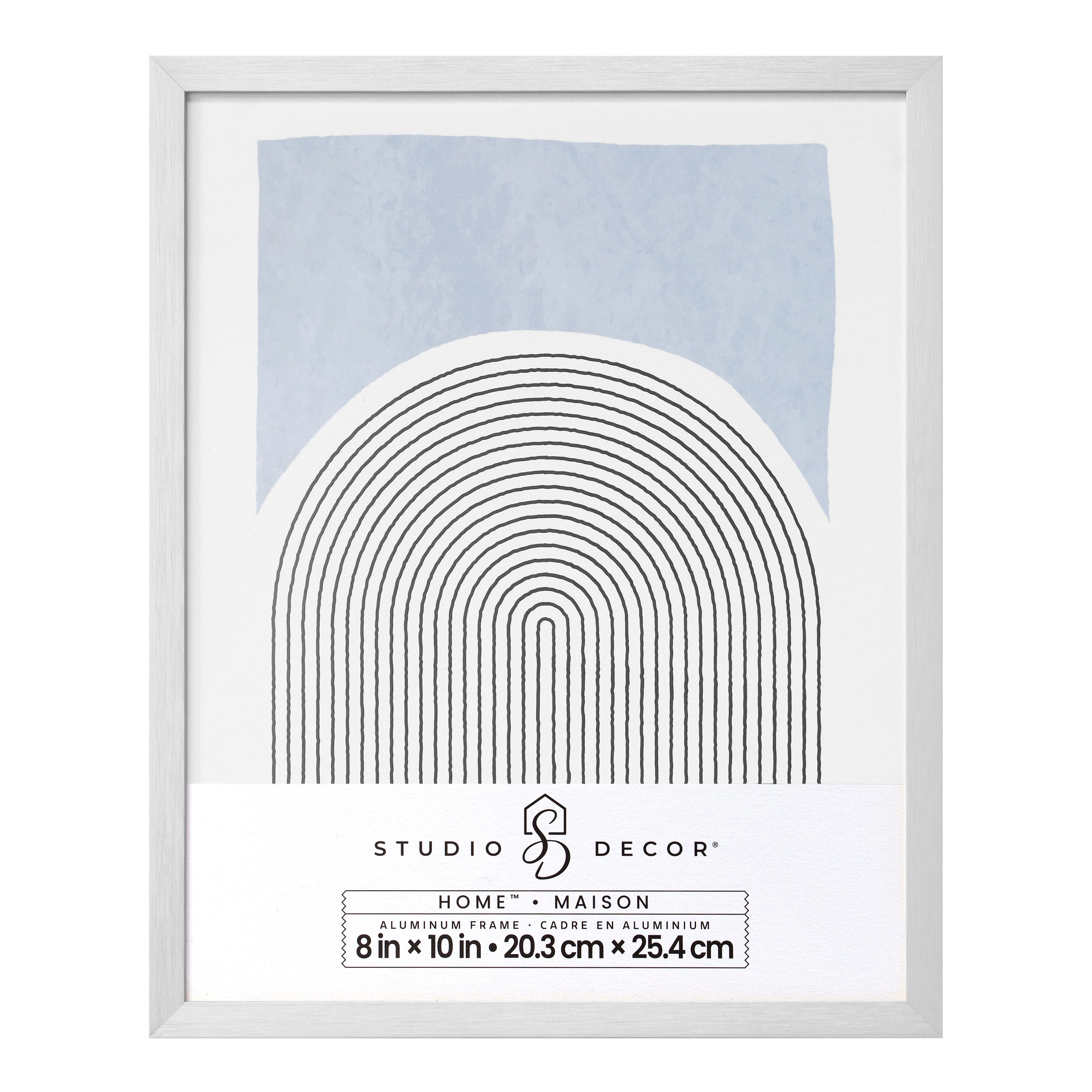 Cadre aluminium argenté, collection Maison de Studio Décor