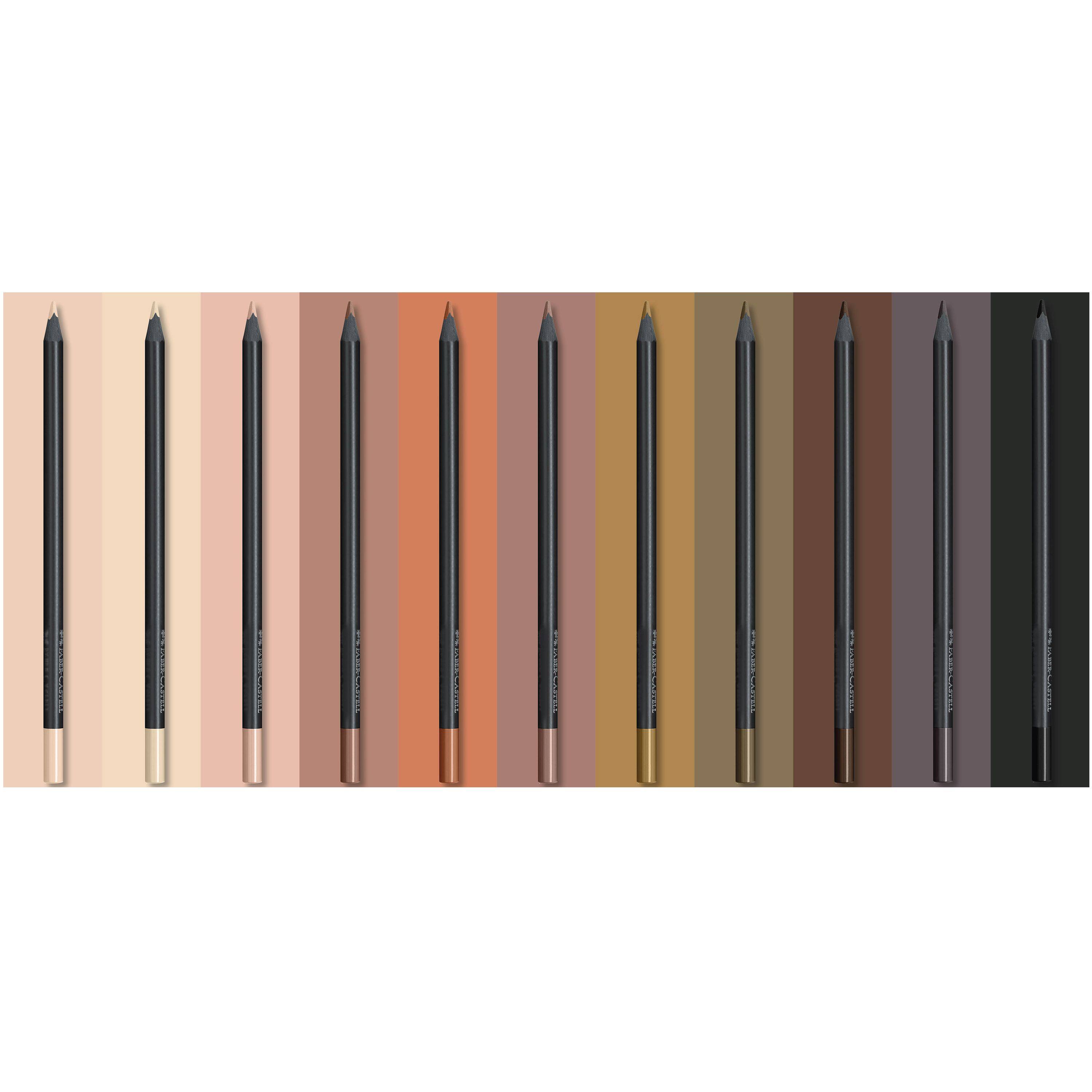 Faber-Castell® Black Edition Skin Tones Coloured Pencils