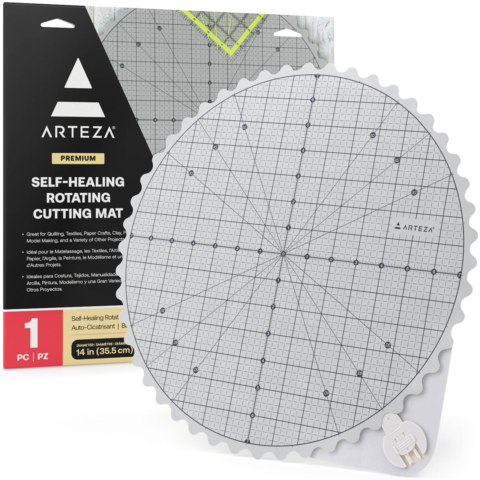 Arteza® 14" Premium Self-Healing Rotating Cutting Mat