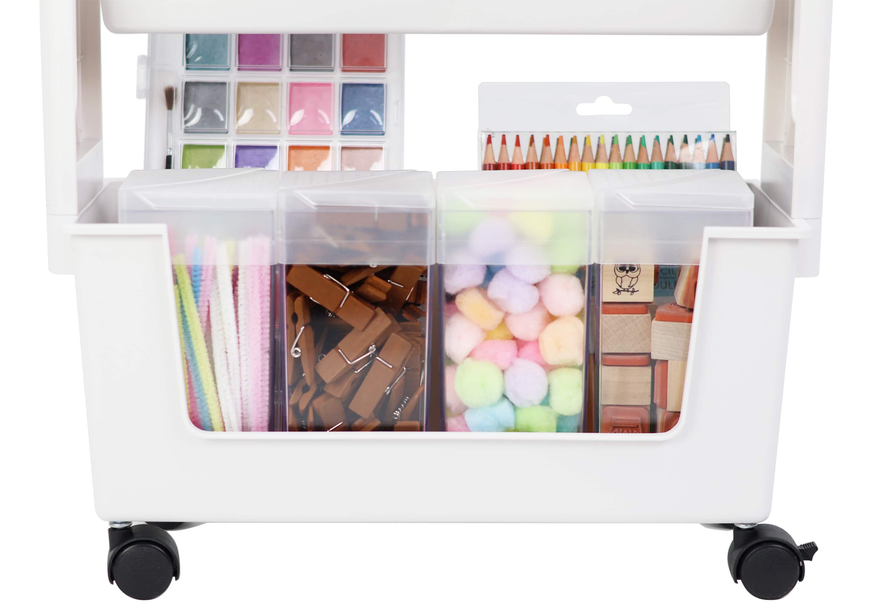 Chariot de rangement à roulettes mince à 5 étages d’Everything Mary