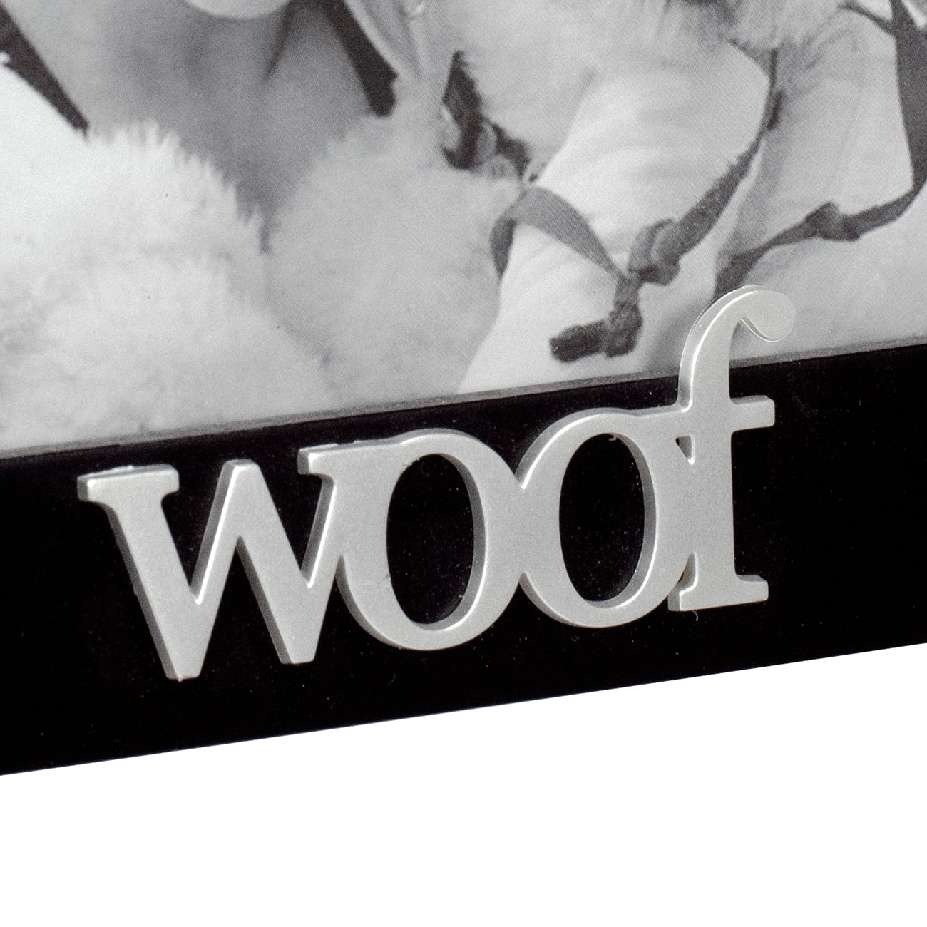 Malden International Designs Woof Expressions Black 4&#x22; x 6&#x22; Frame