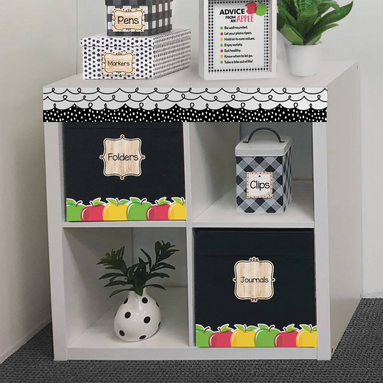 Creative Teaching Press® Apple Time Apples EZ Border, 48ft. Per Pack, 3 packs