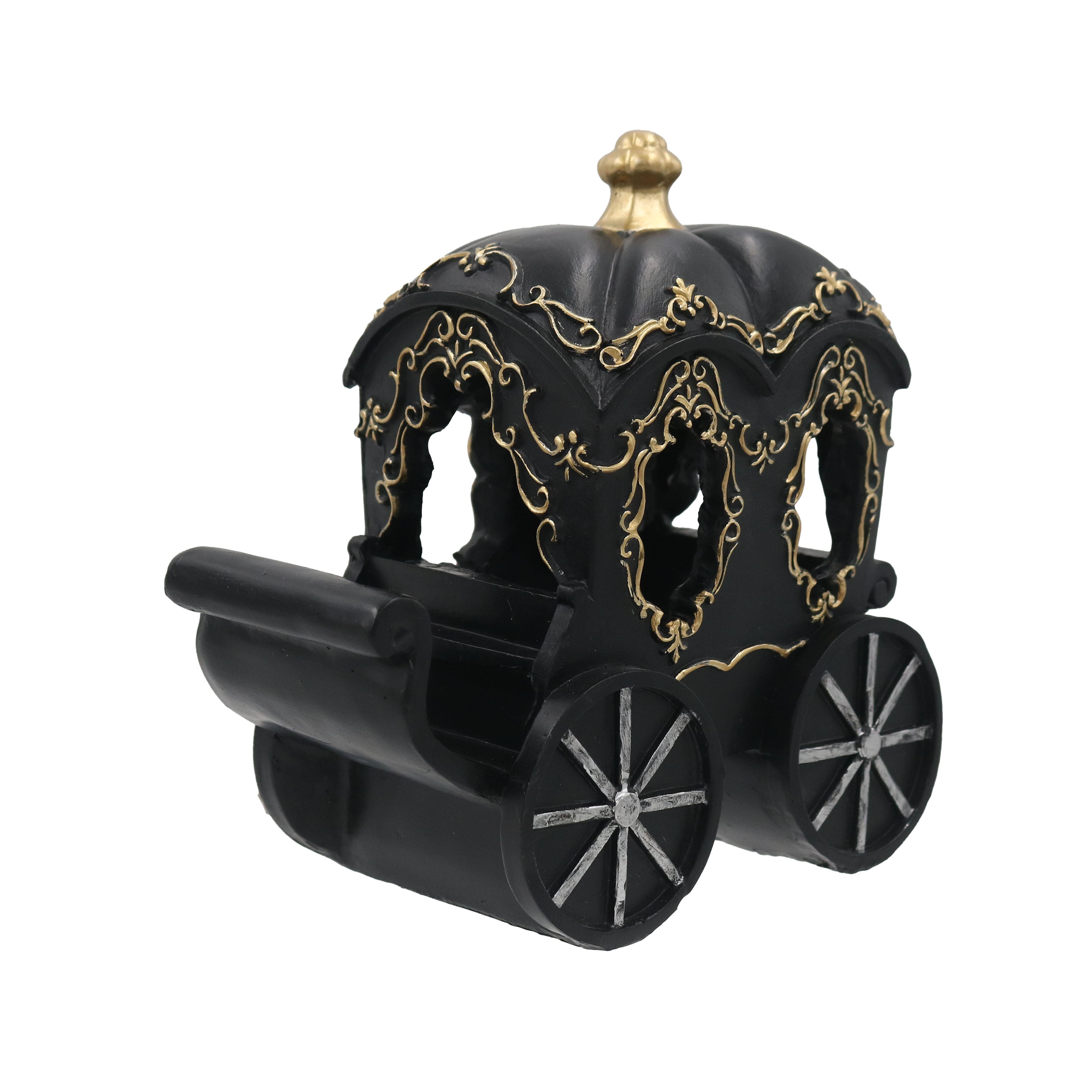 Mini Black Pumpkin Carriage by Ashland&#xAE;