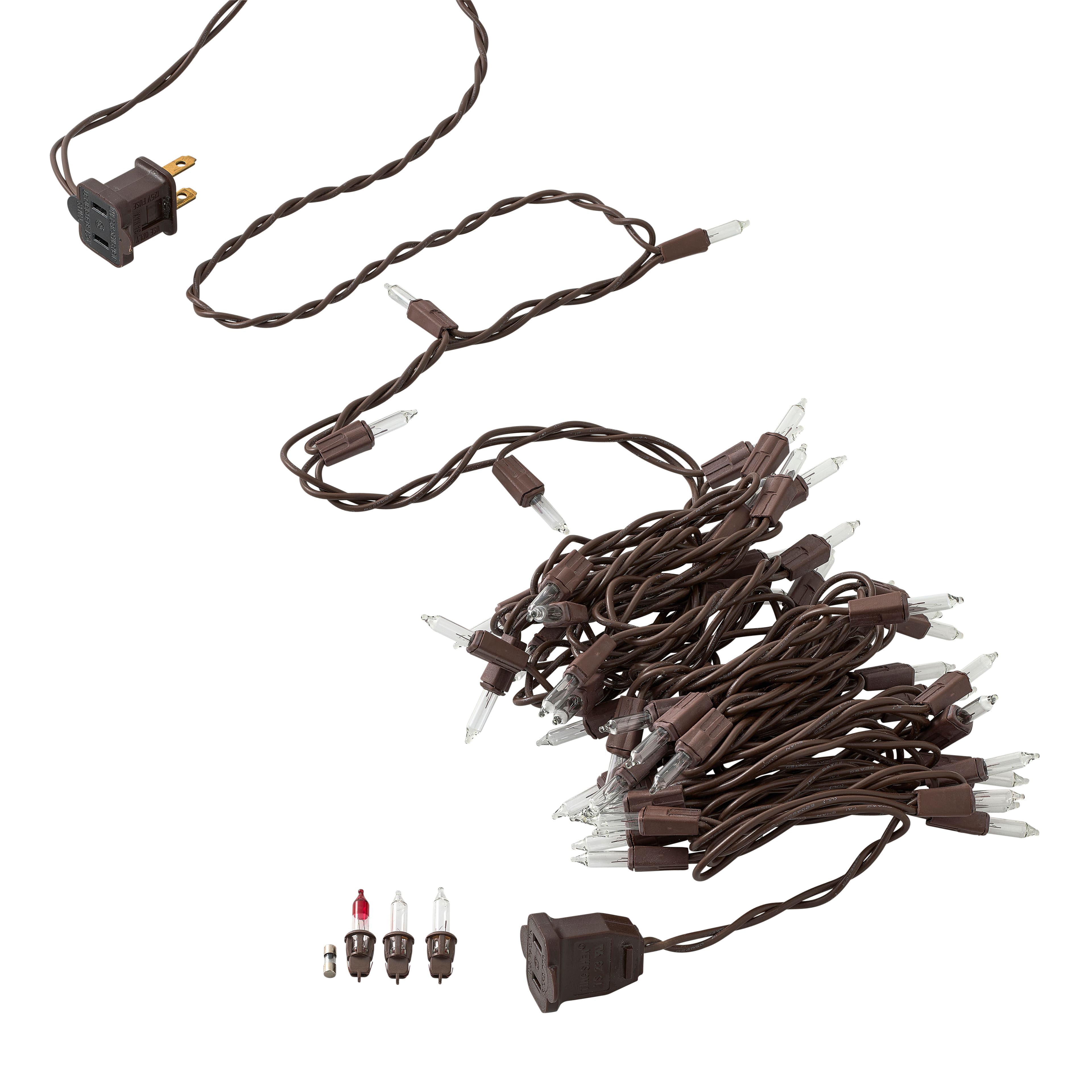 8 Pack: Creative Collection™ 50ct. Clear Shimmer String Lights Grapevine by Ashland™