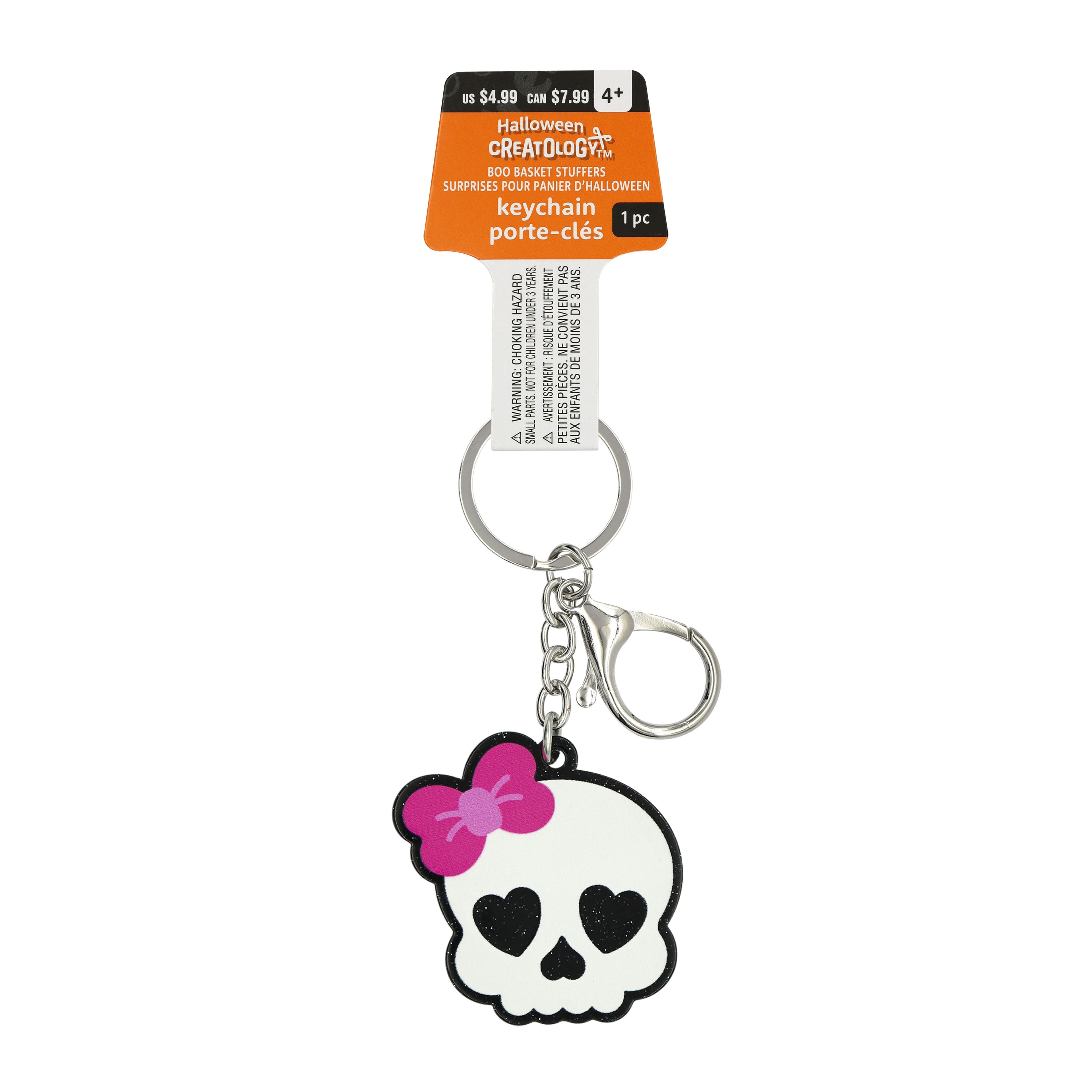 4.25&#x22; Skull Keychain by Creatology&#x2122;