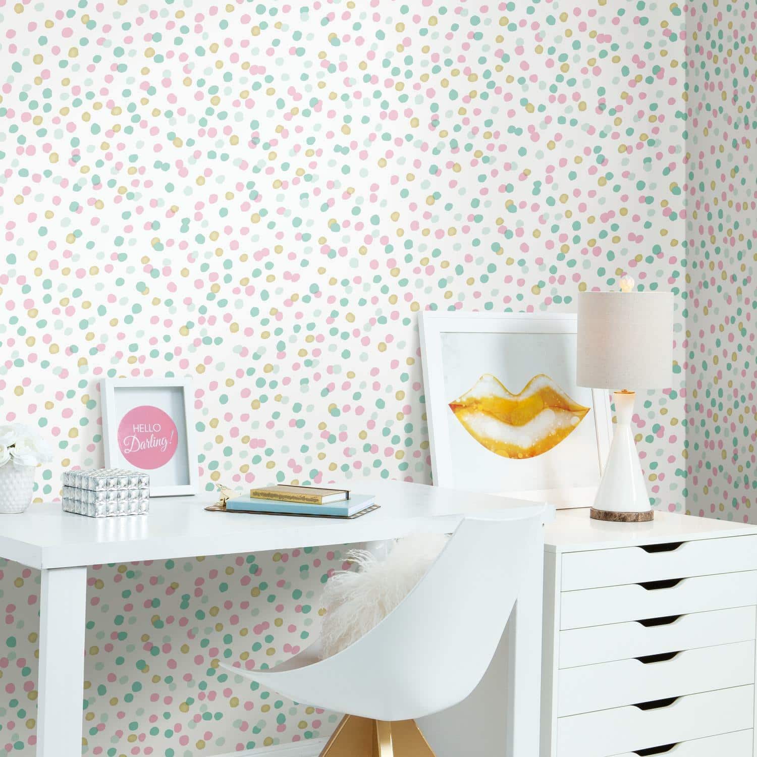 RoomMates Confetti Peel &#x26; Stick Wallpaper