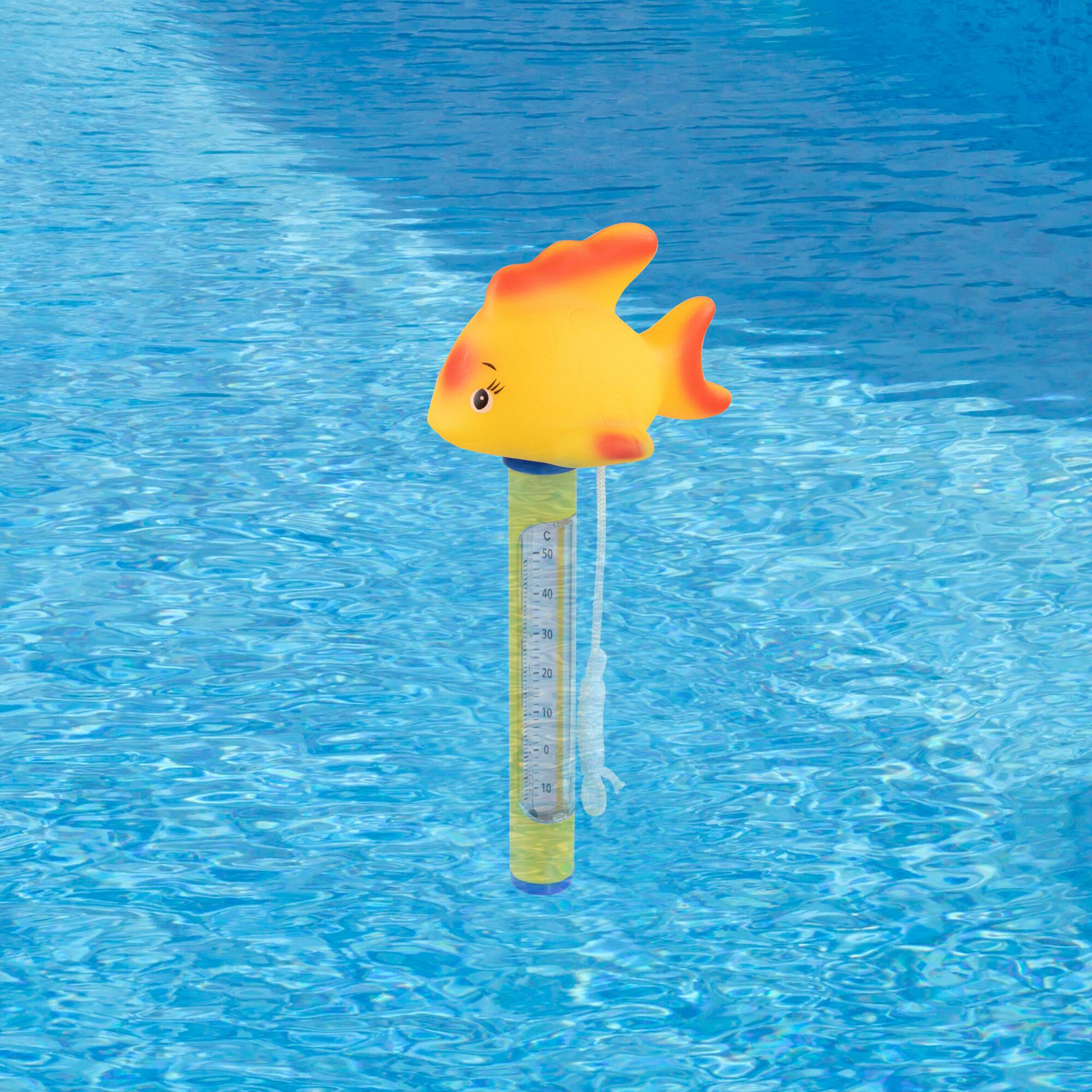 9.25&#x22; Goldfish Floating Swimming Pool Thermometer