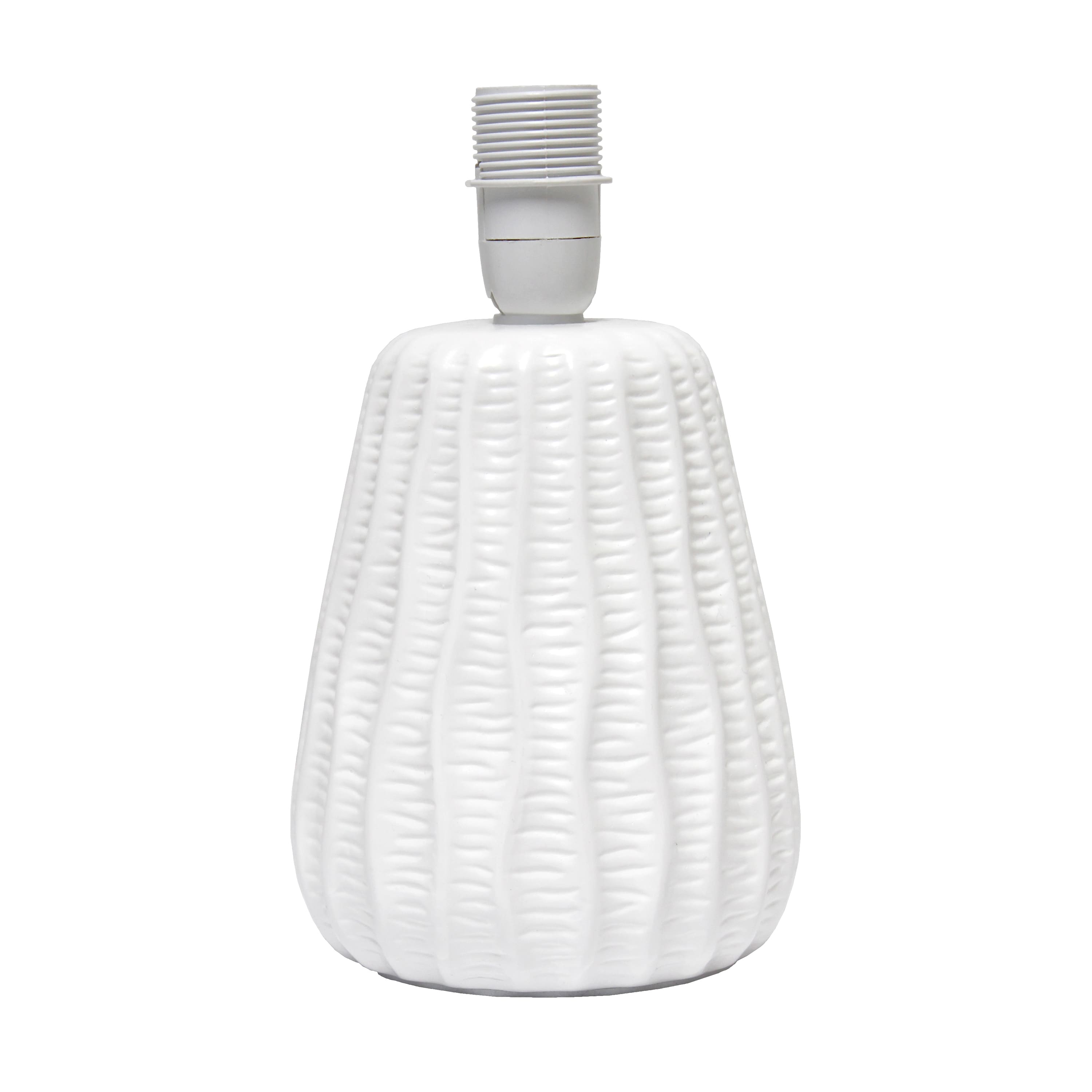Simple Designs 11&#x22; Mini Ceramic Pastel Table Lamp