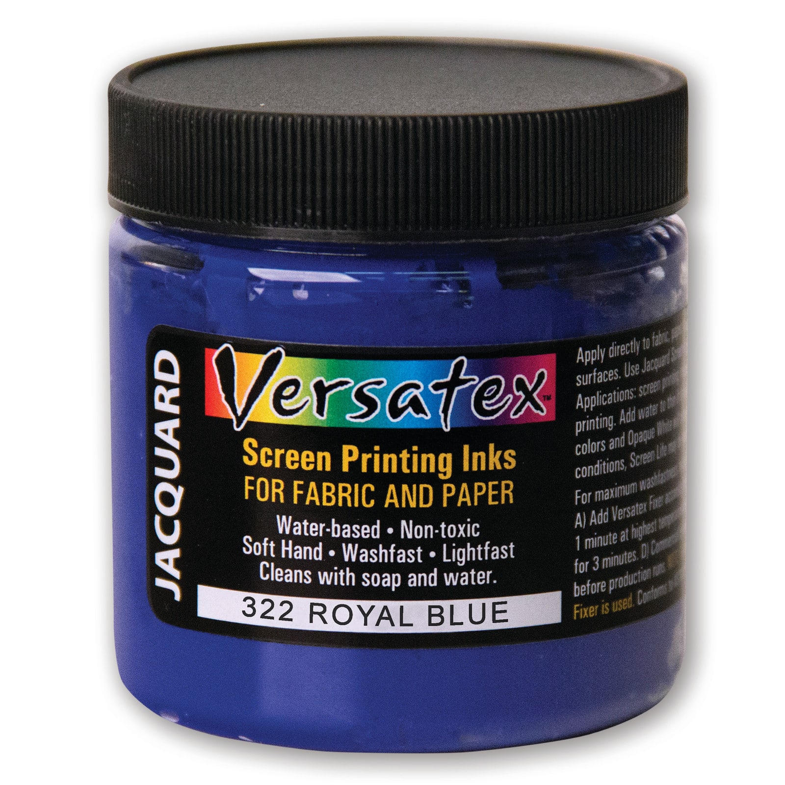 Jacquard Versatex Screen Printing Ink, 4oz.