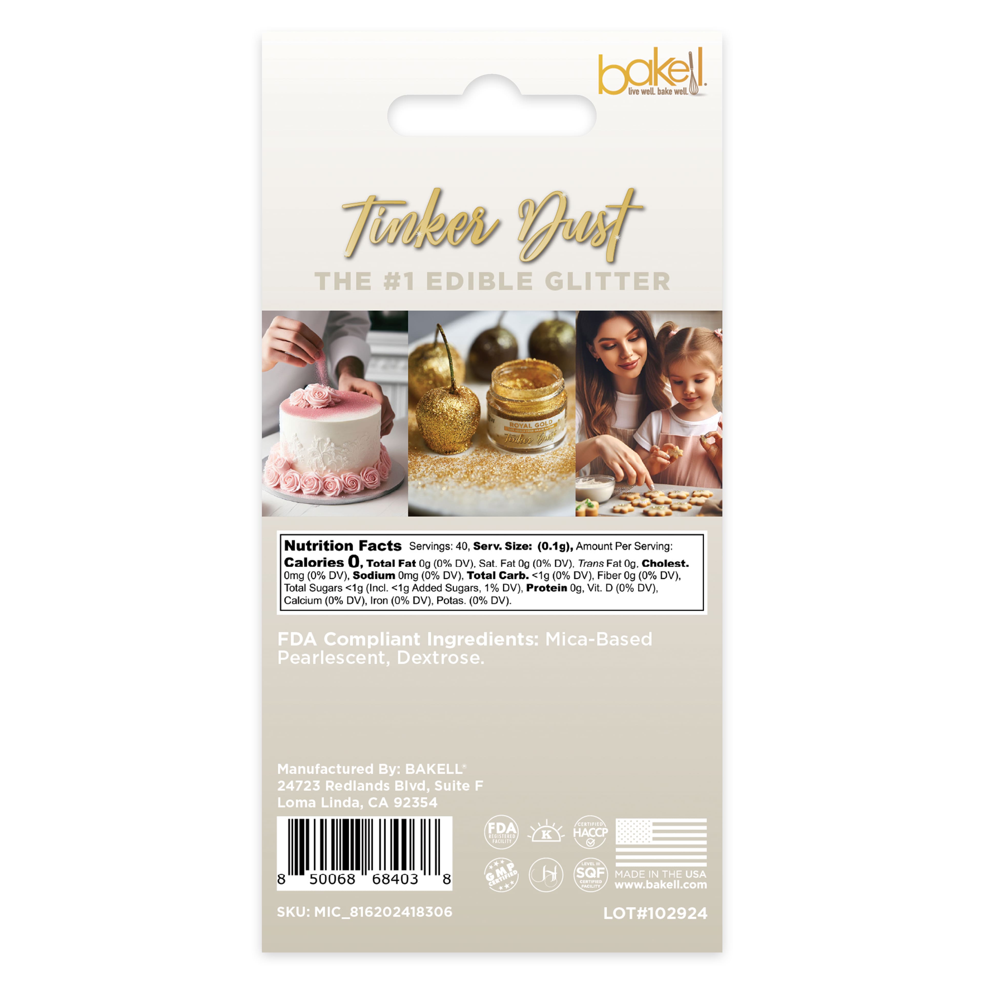 Bakell&#xAE; Tinker Dust Edible Glitter