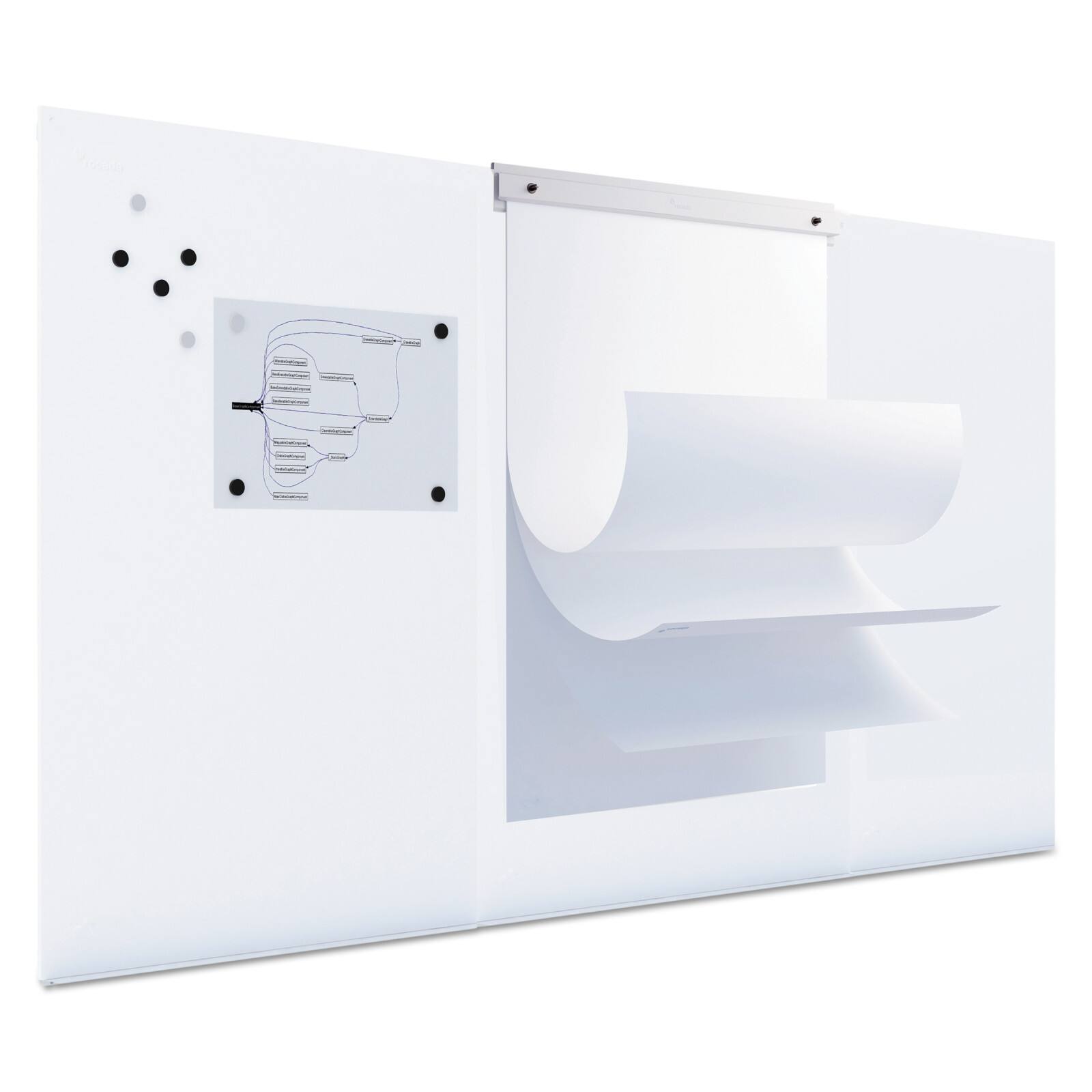 5 Pack: MasterVision&#xAE; Magnetic Dry Erase Tile Board