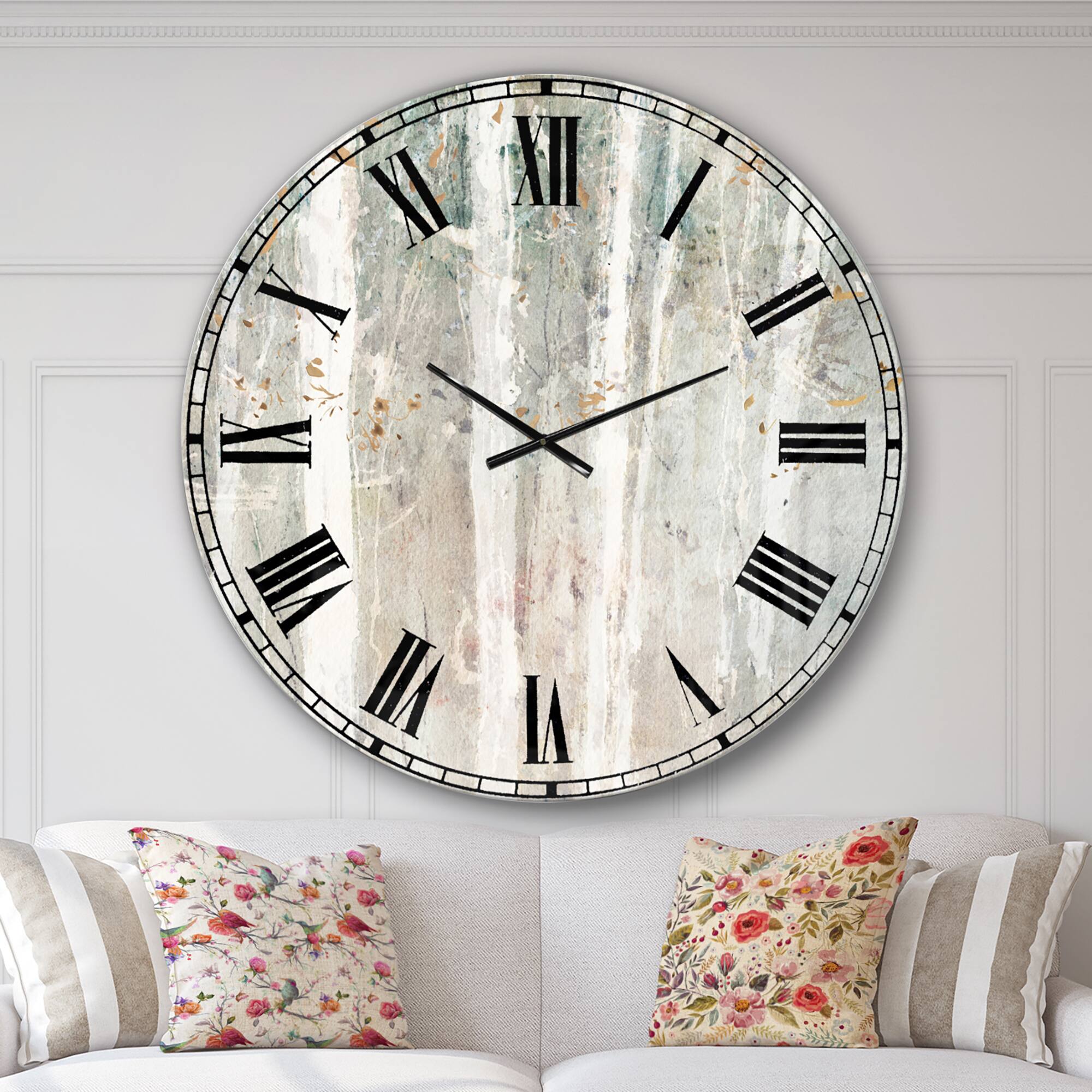 Designart A Woodland Walk Into The Forest V Traditional Wall Clock