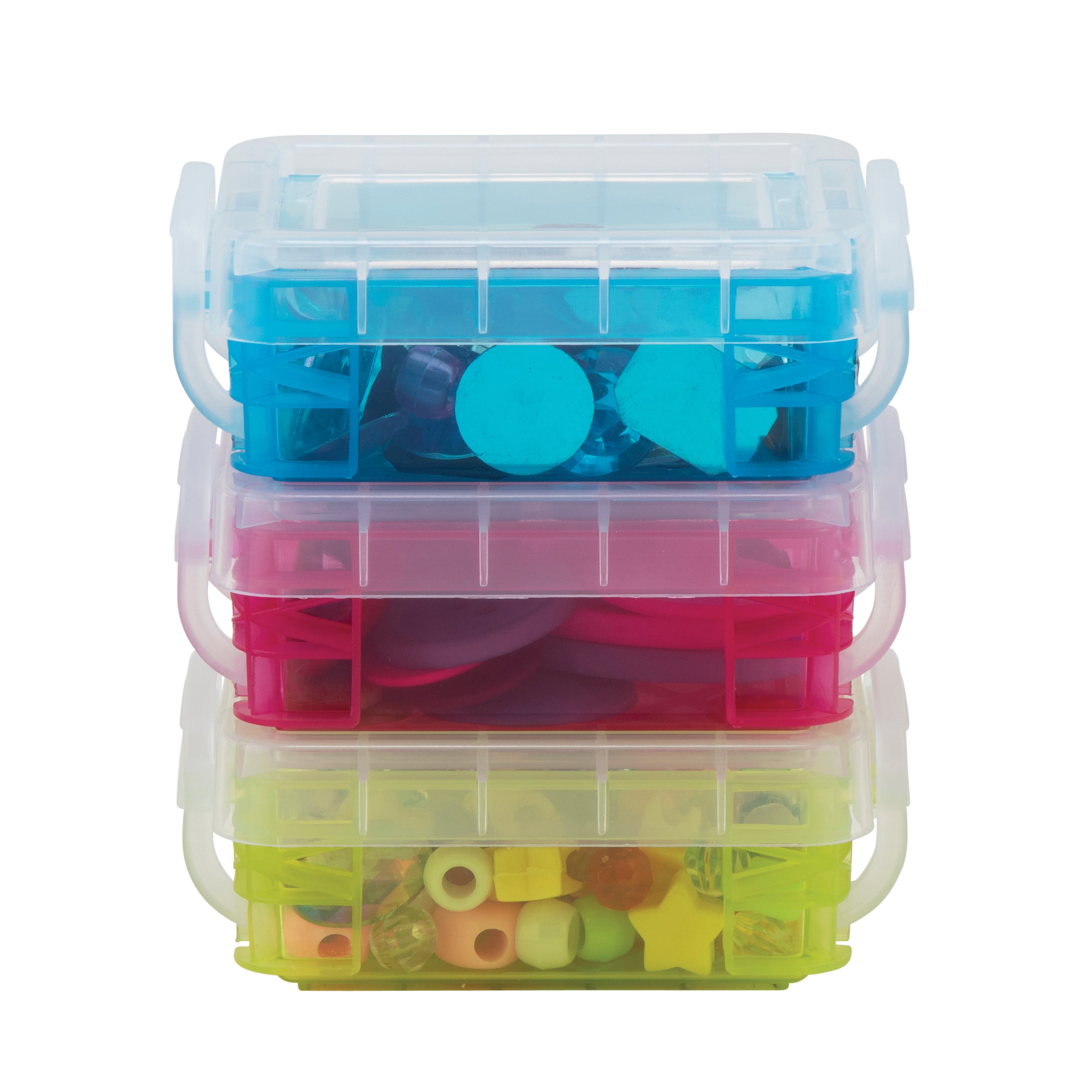 12 Packs: 3 ct. (36 total) Super Stacker&#xAE; Assorted Color Bitty Boxes