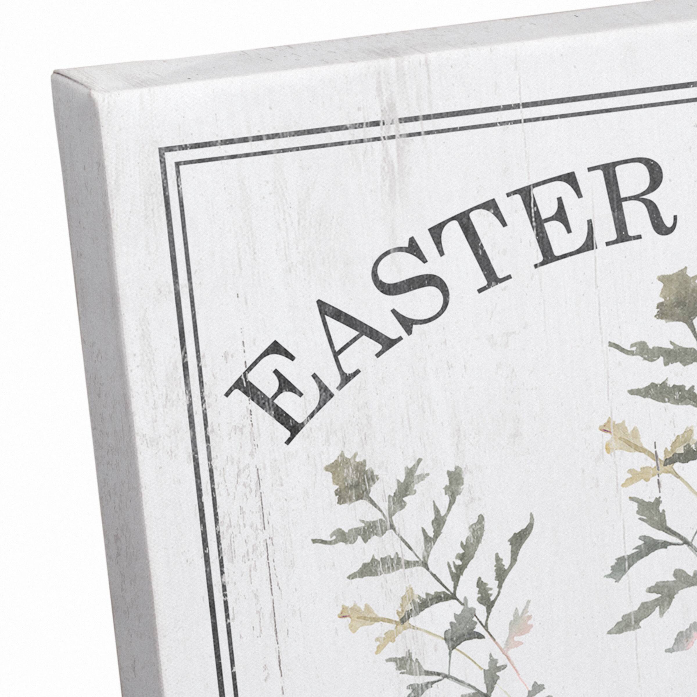 Easter Bunny Carrot Co. Canvas Wall Art