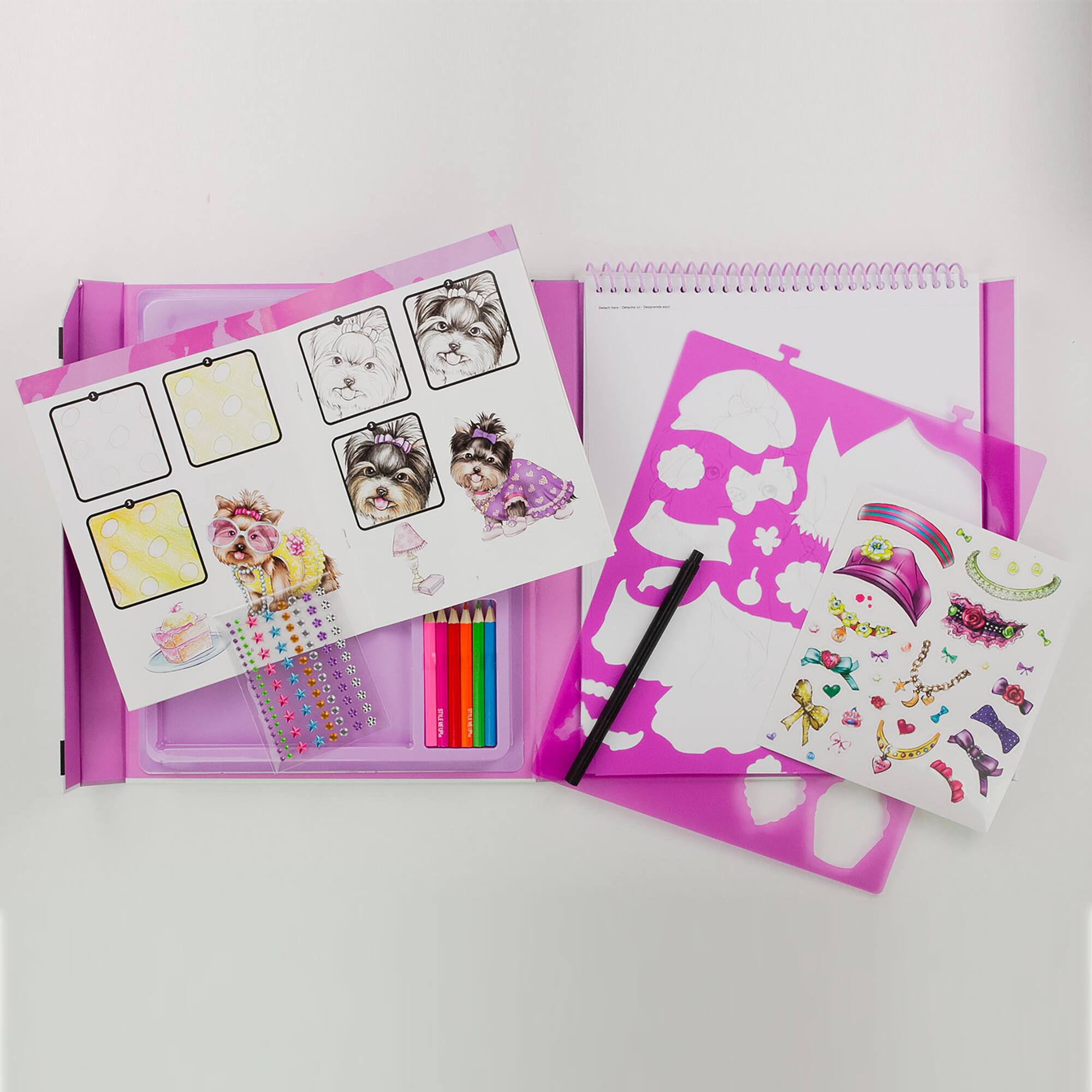 Style Me Up! Puppy Love Sketch Art Kit