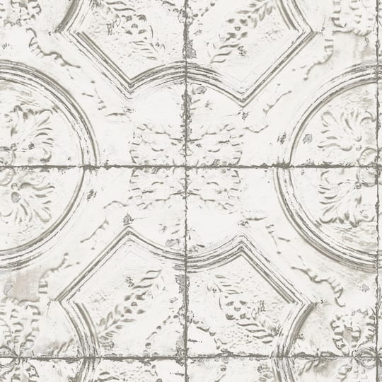 Newport Tin Tile Peel Stick Wallpaper Michaels Newport Tin Tile Peel Stick Wallpaper Michaels