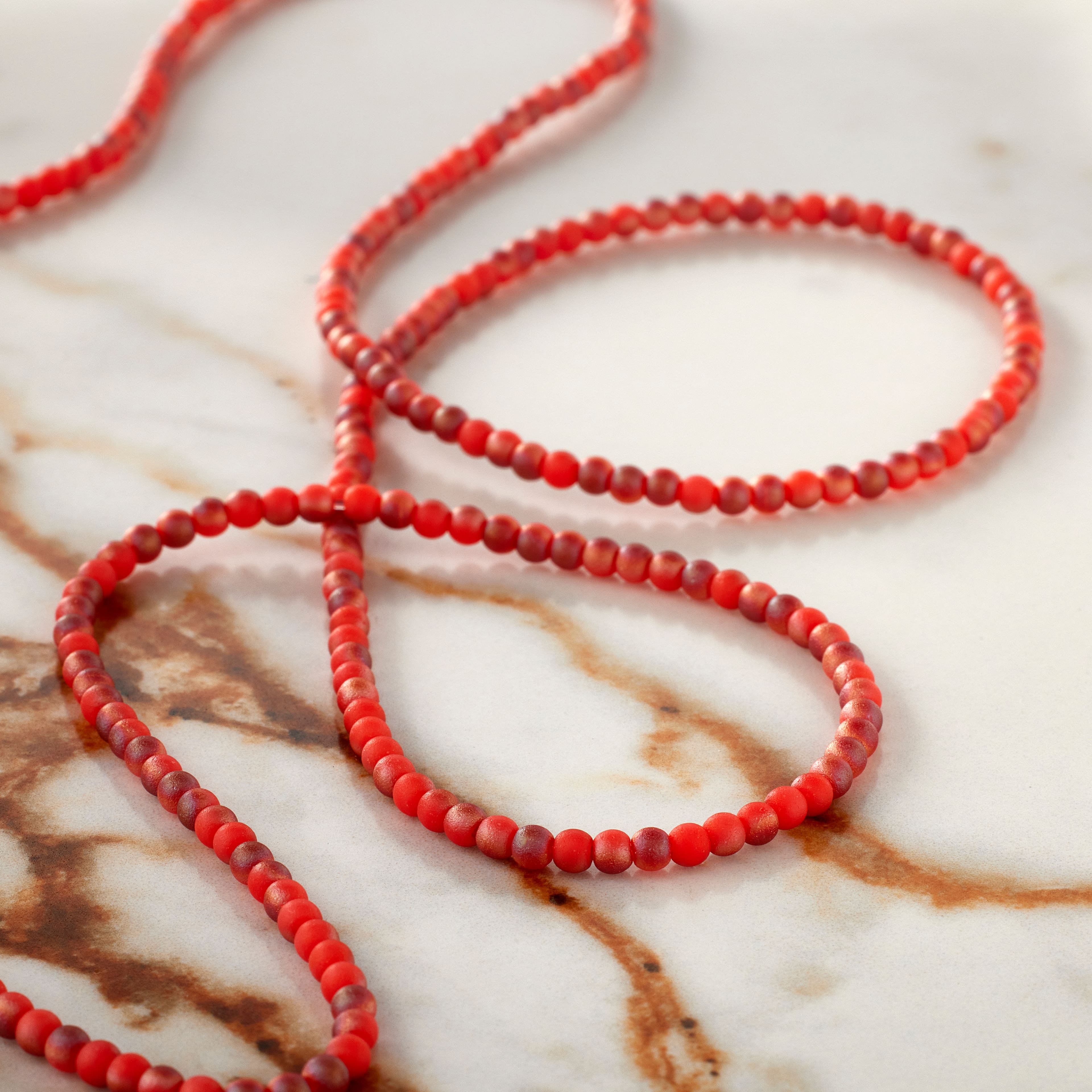 12 Pack: Glass Round Beads, 2.2mm by Bead Landing™